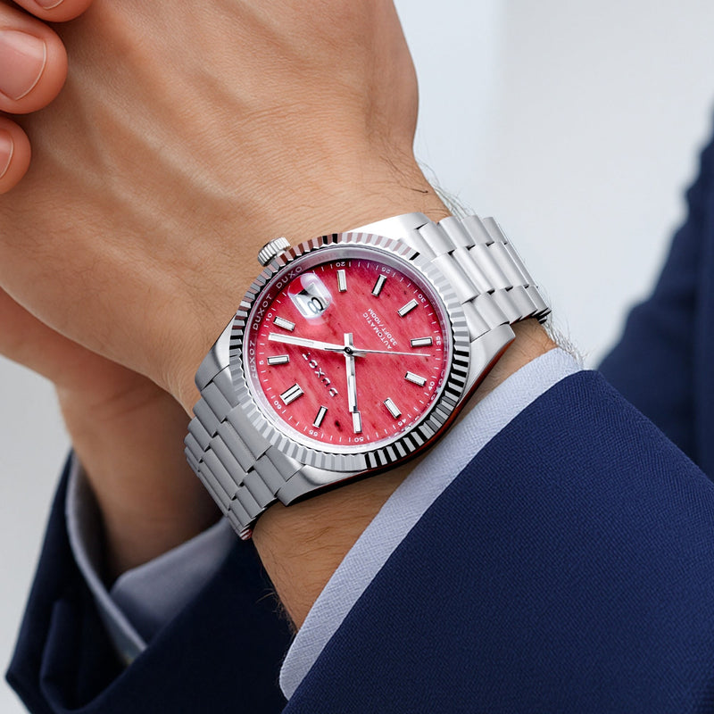 Marcel Automatic Lapidary Limited Edition Pink Opal