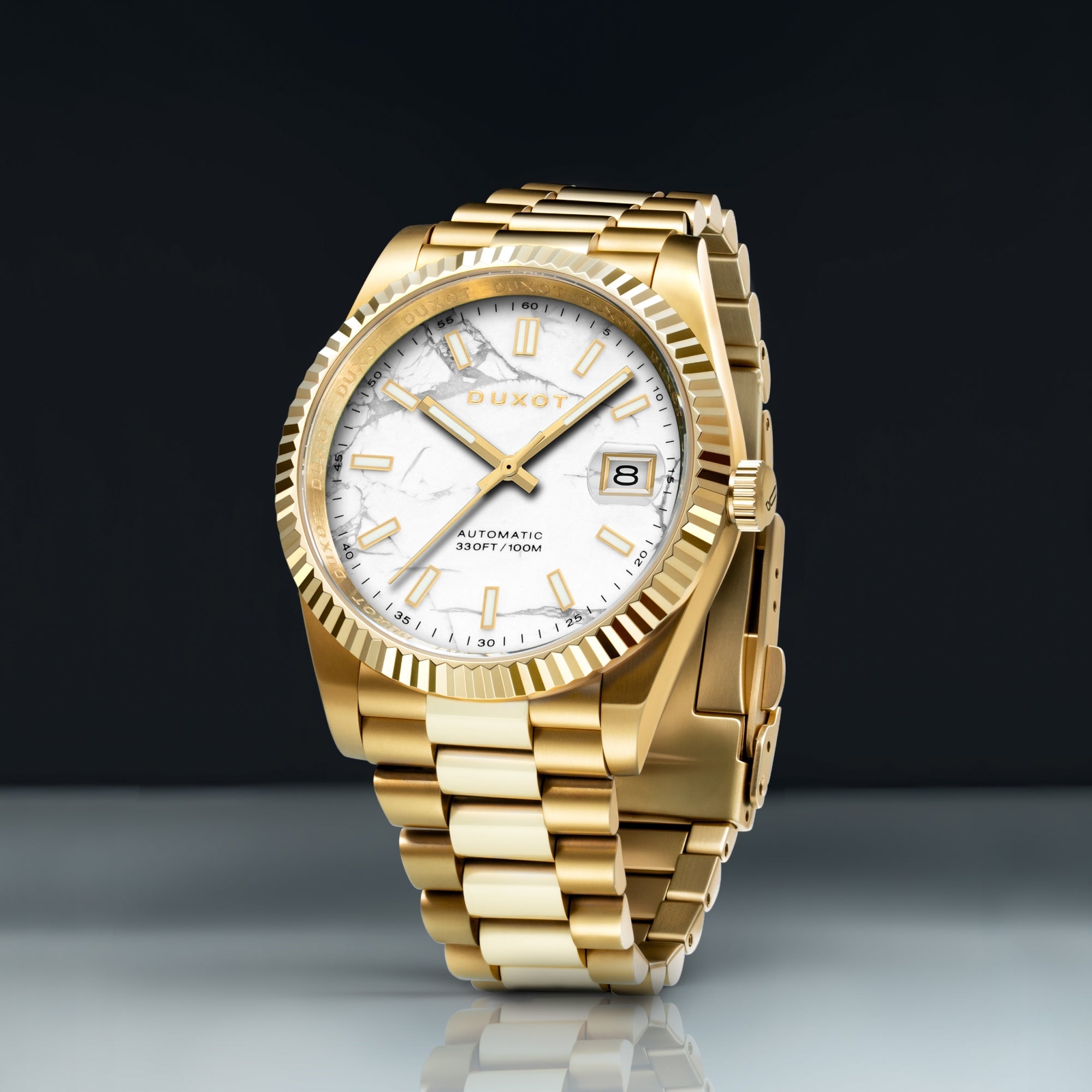 Marcel Automatic Lapidary Limited Edition White Magnesite