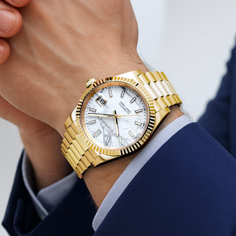 Marcel Automatic Lapidary Limited Edition White Magnesite