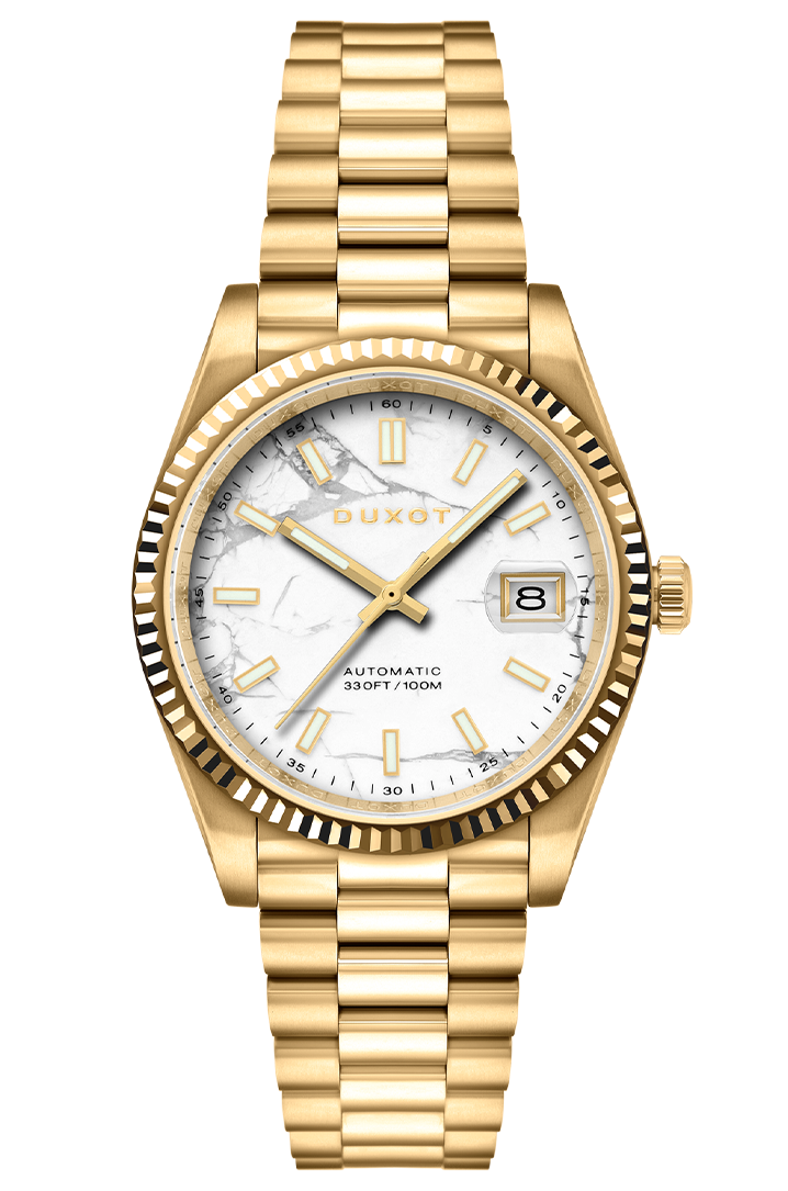 Marcel Automatic Lapidary Limited Edition White Magnesite