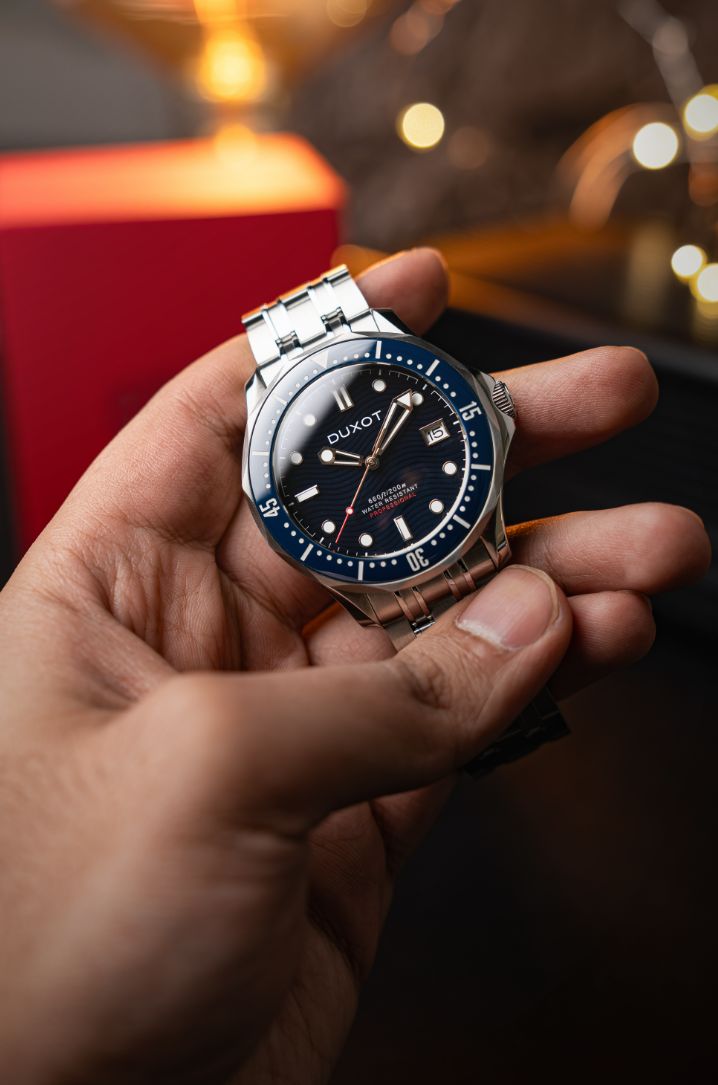 Henri Diver Automatic Presidential Blue