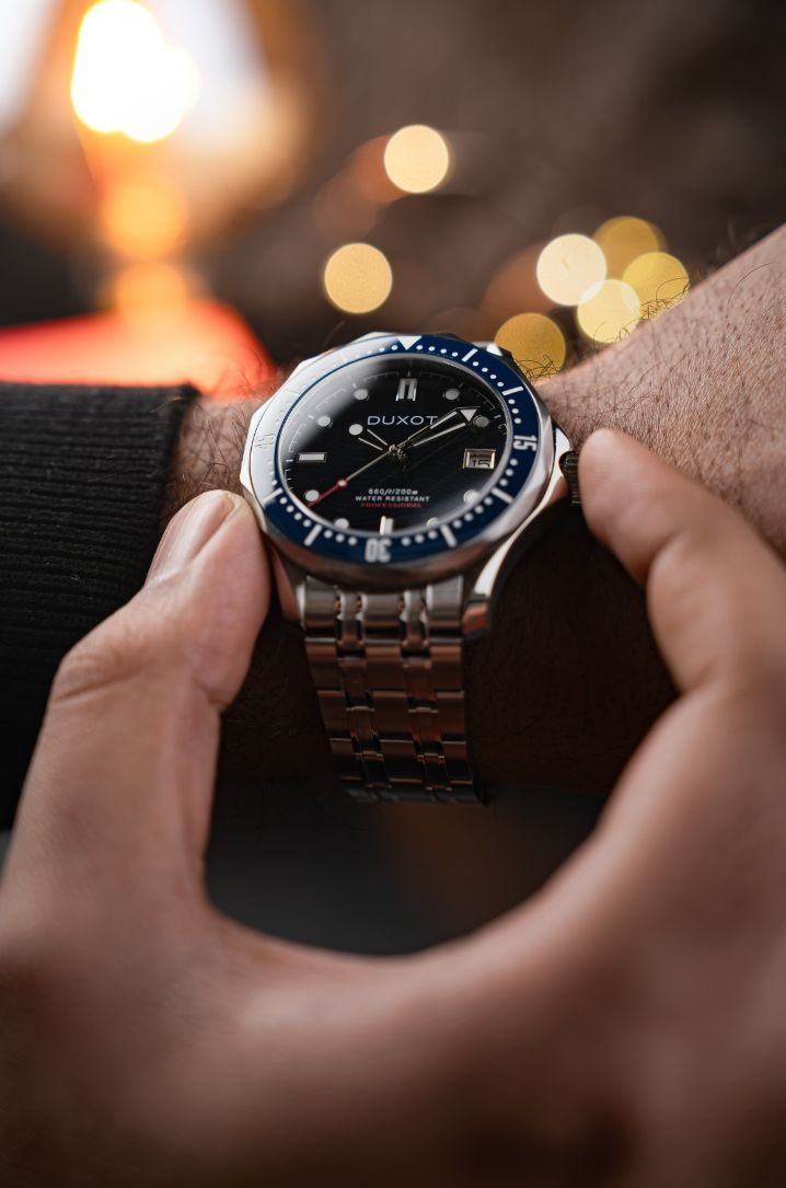 Henri Diver Automatic Presidential Blue