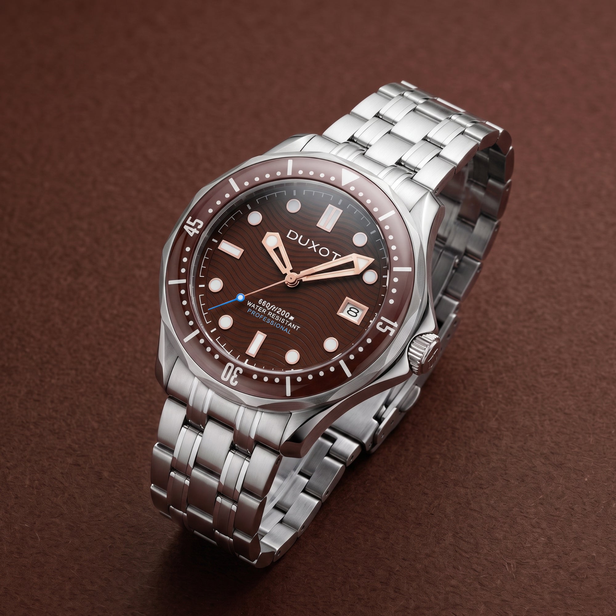 Henri Diver Automatic Deep Brown