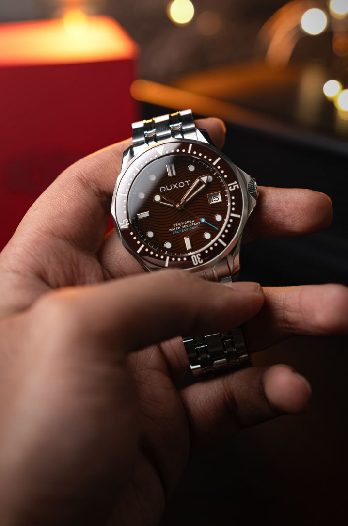 Henri Diver Automatic Deep Brown
