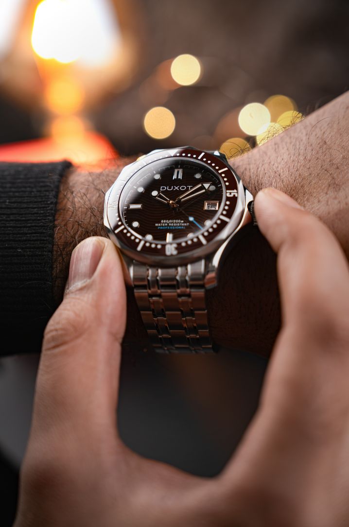Henri Diver Automatic Deep Brown