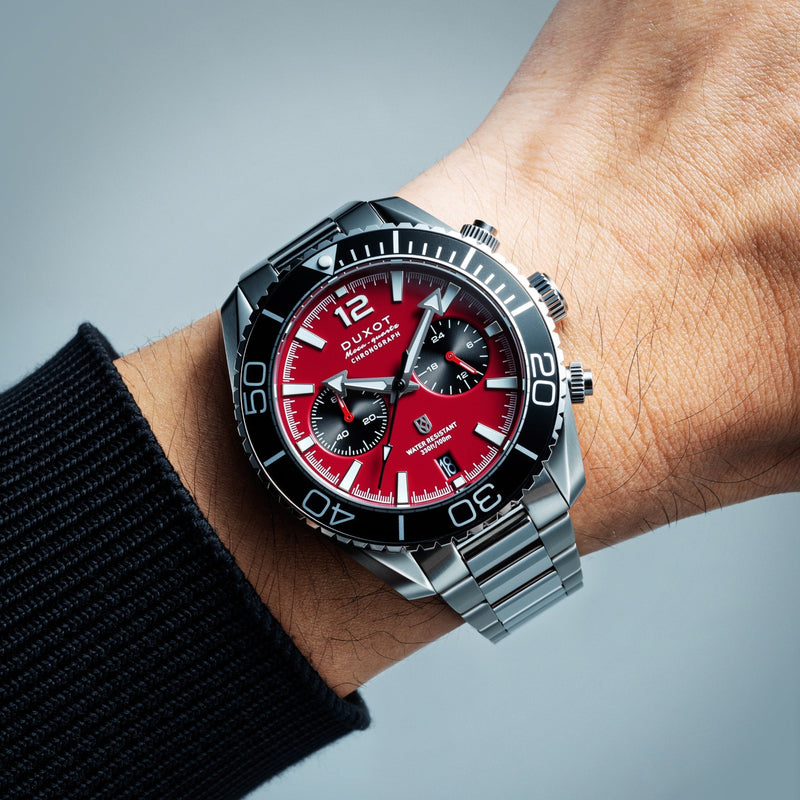 Tiburon Chronograph Brick Red