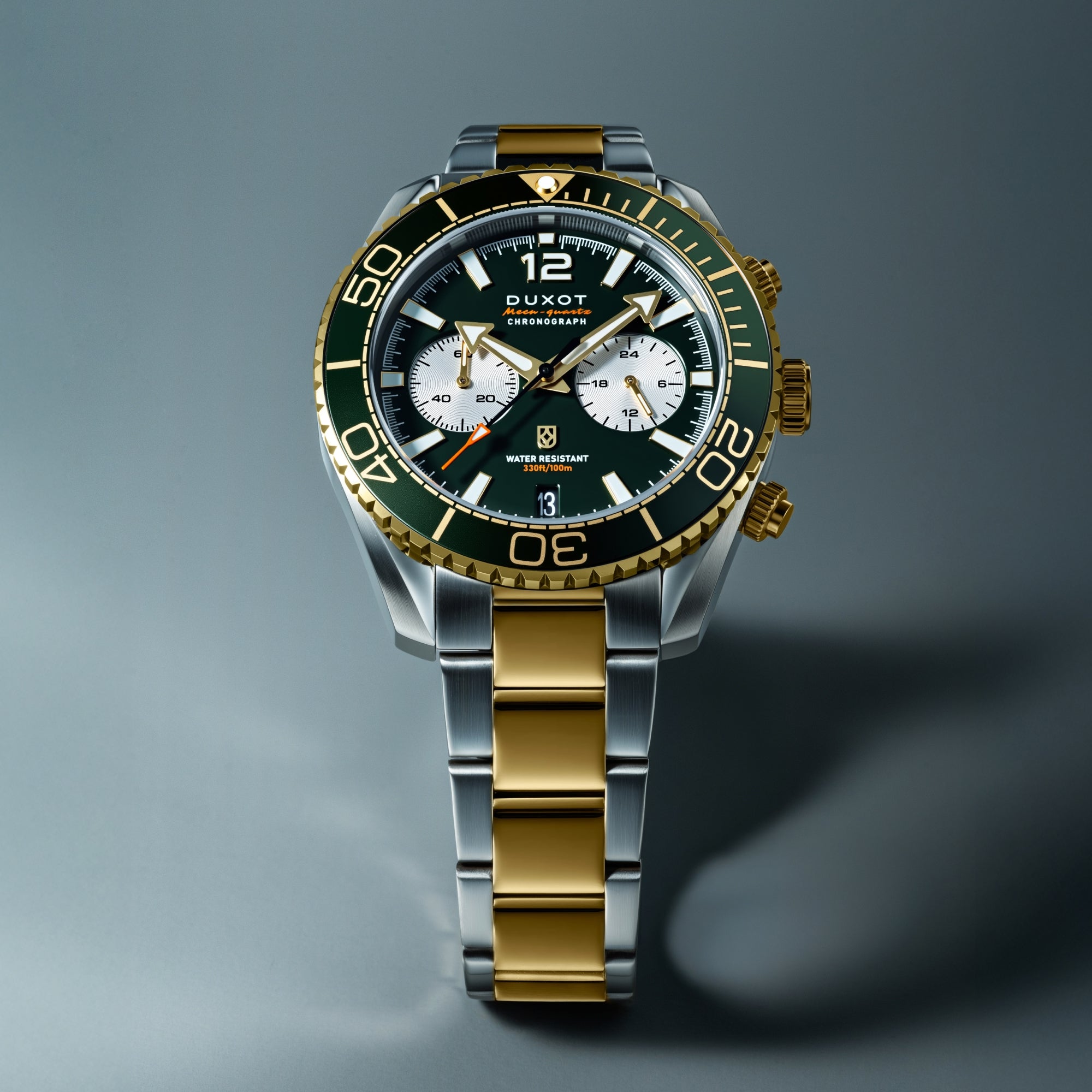 Tiburon Chronograph Green Gold