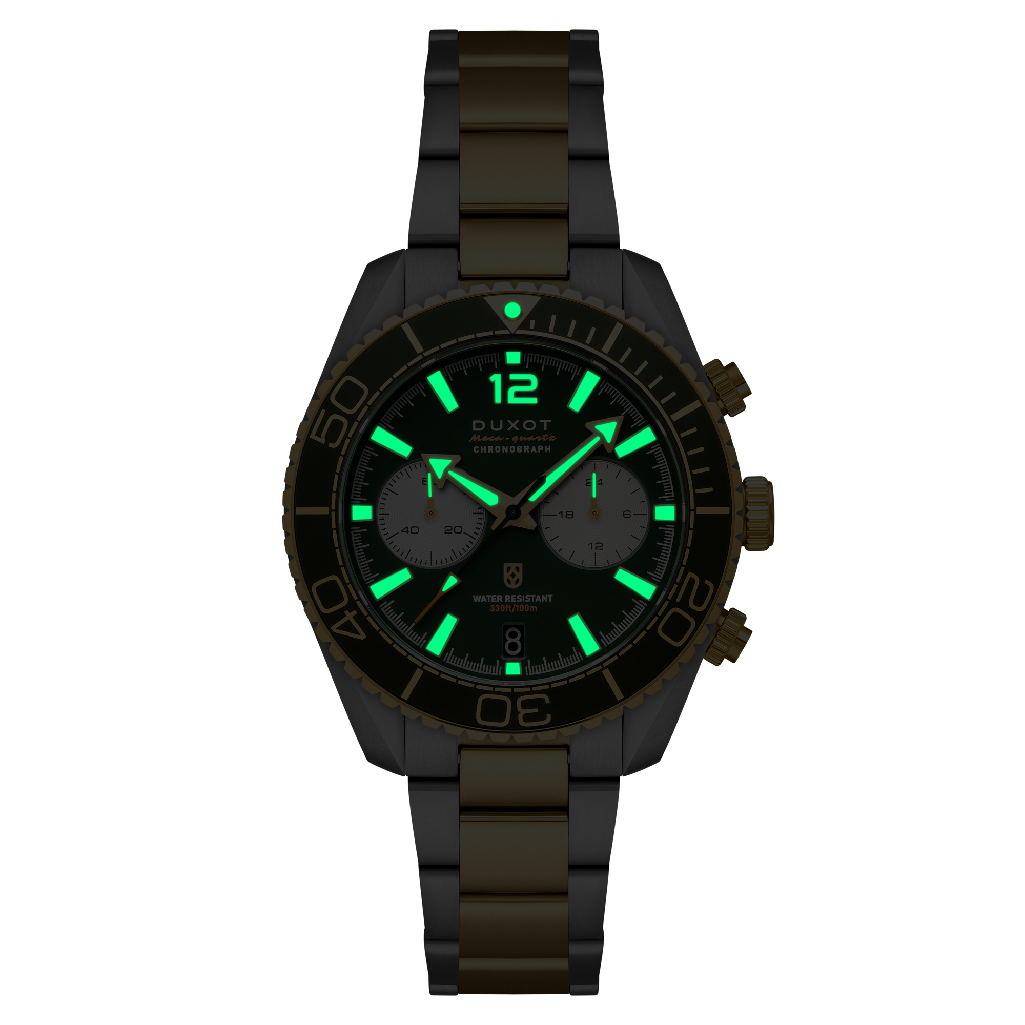 Tiburon Chronograph Green Gold