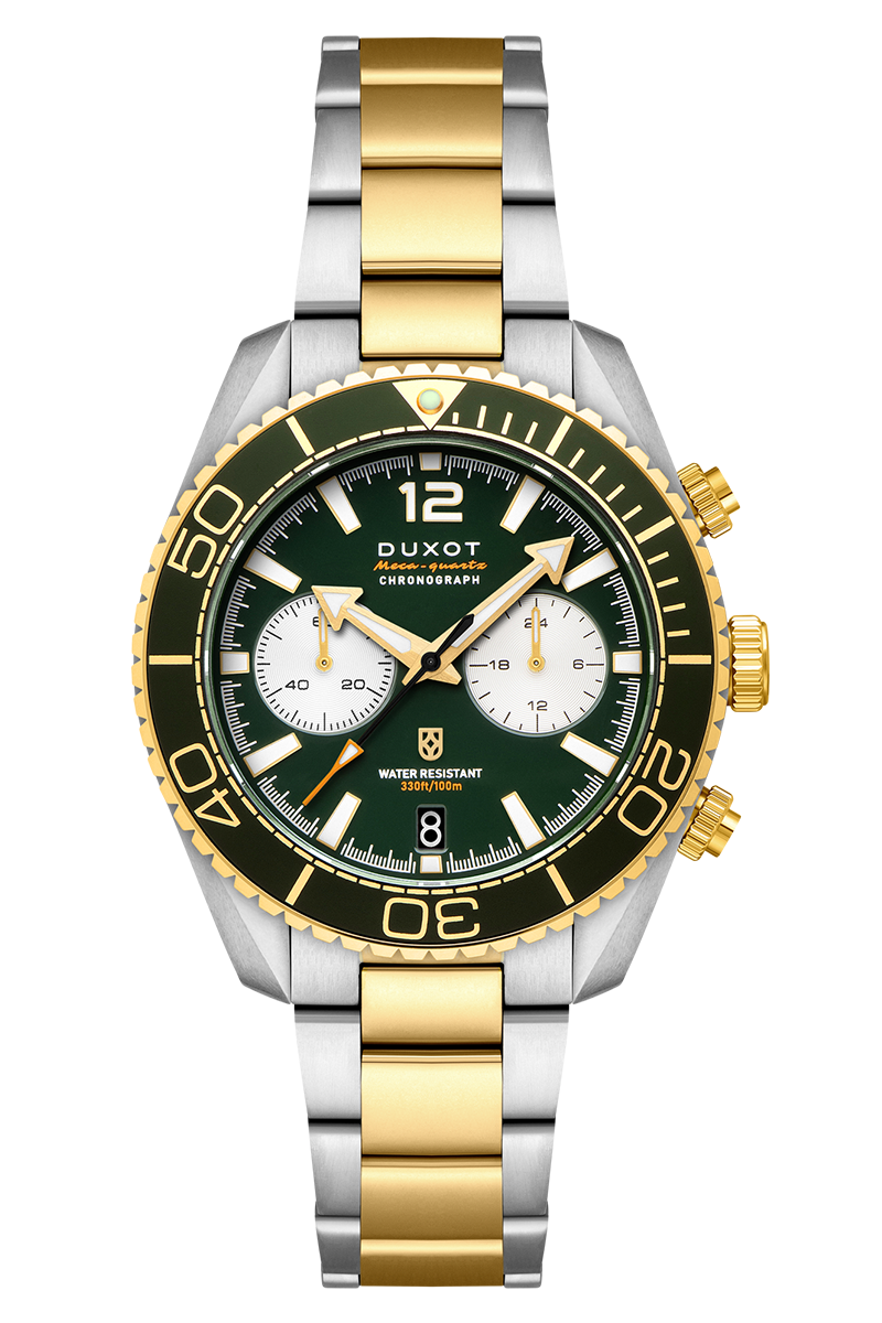 Tiburon Chronograph Green Gold