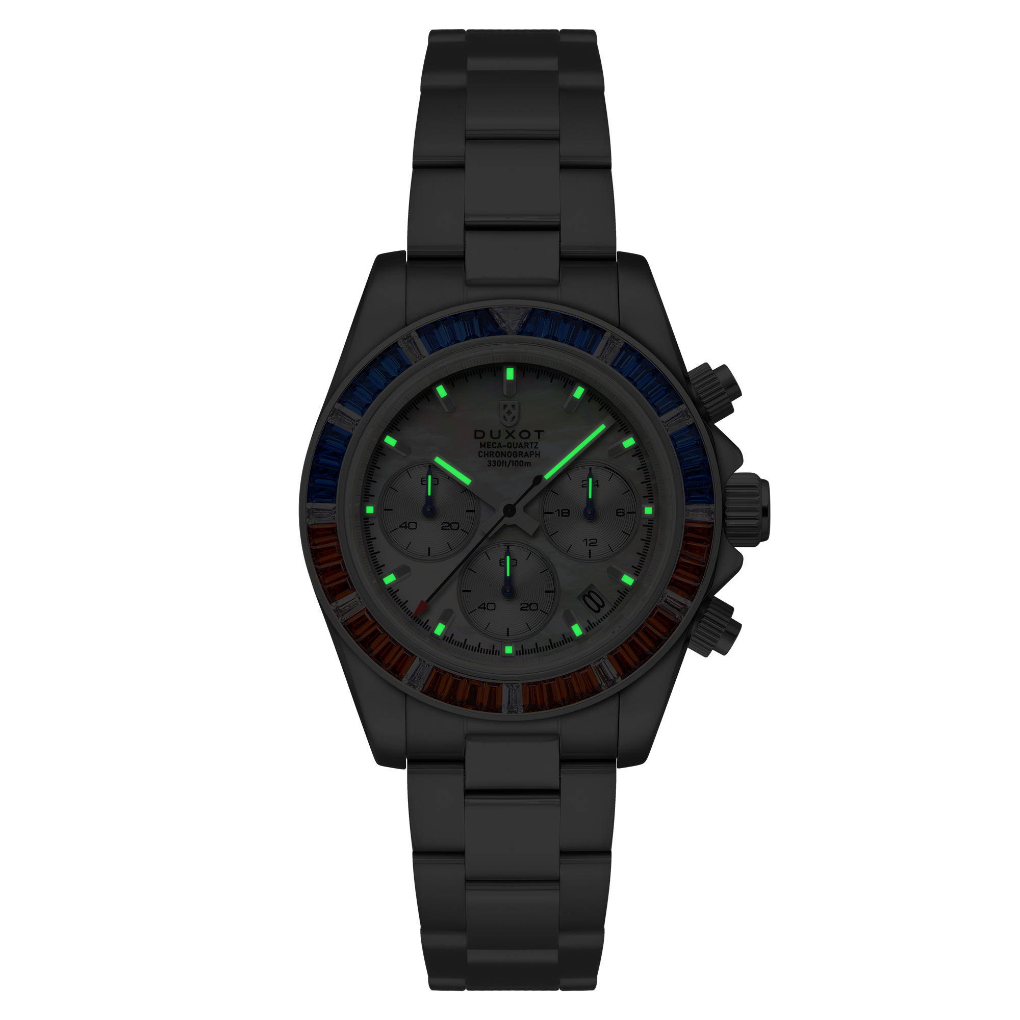 Accelero Rainbow Chronograph Pearl White