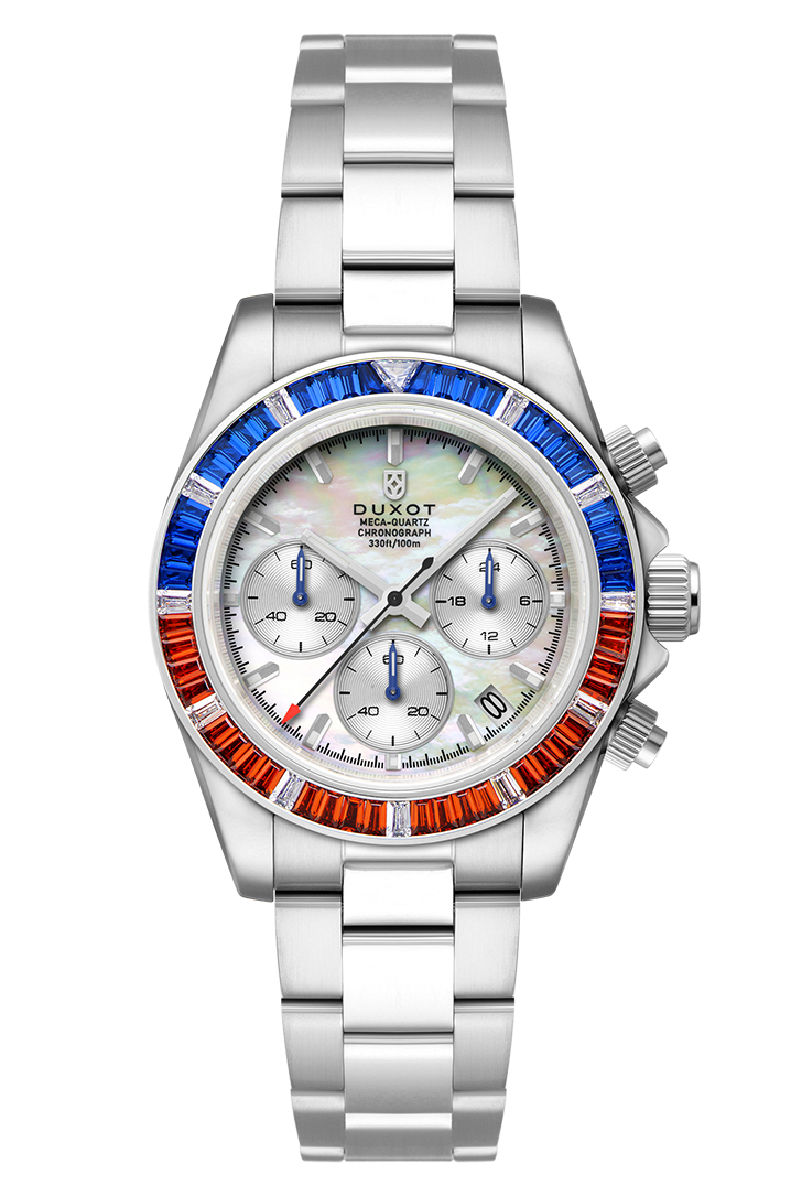 Accelero Rainbow Chronograph Pearl White