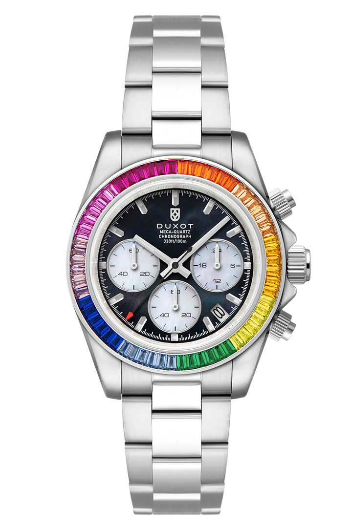 Accelero Rainbow Chronograph Pearl Black