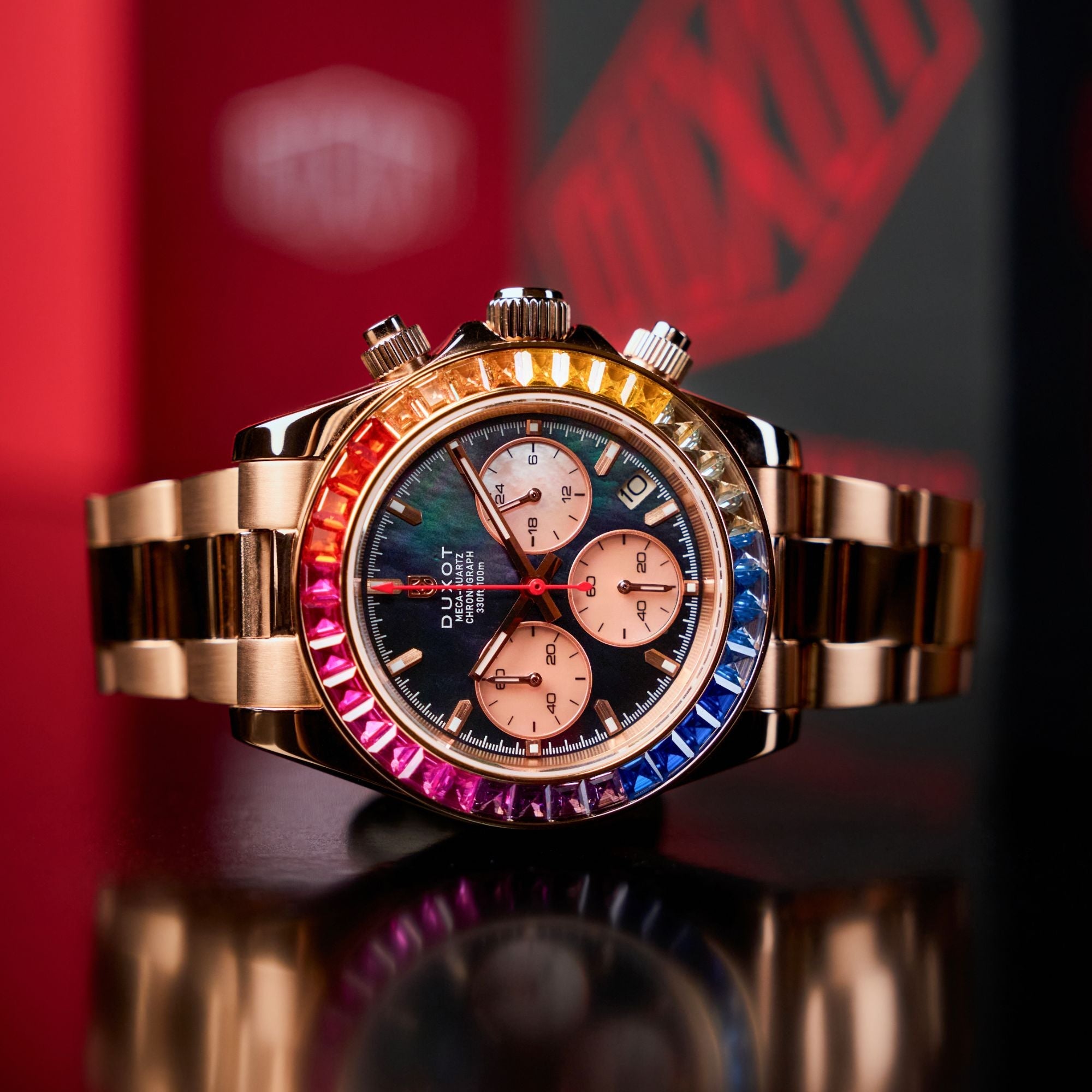 Accelero Rainbow Chronograph Pearl Rose