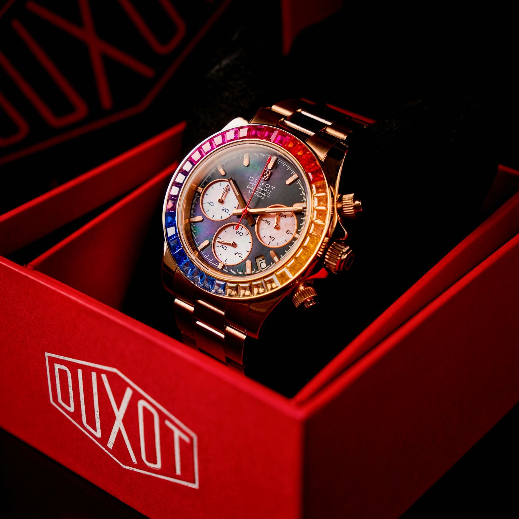 Accelero Rainbow Chronograph Pearl Rose