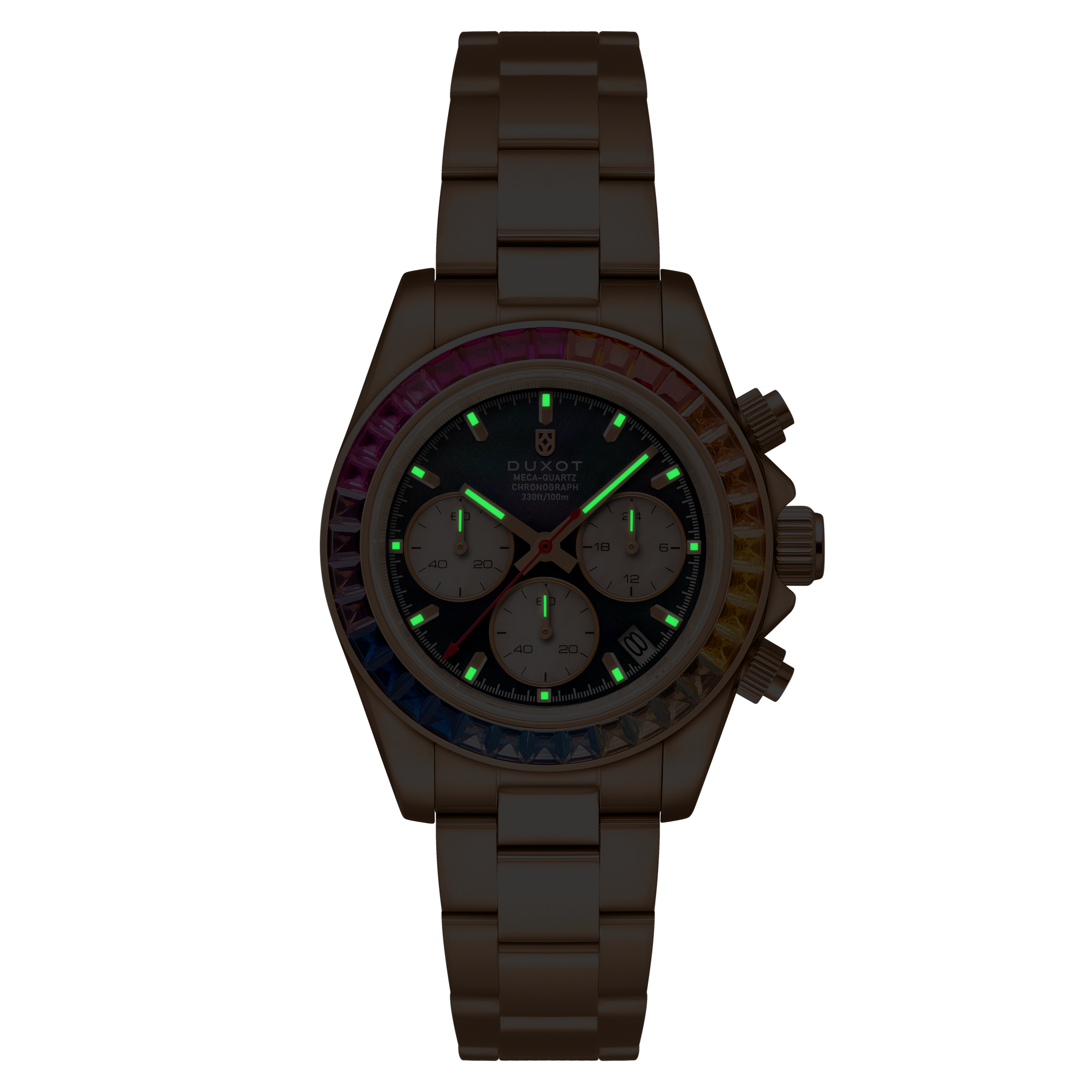 Accelero Rainbow Chronograph Pearl Rose