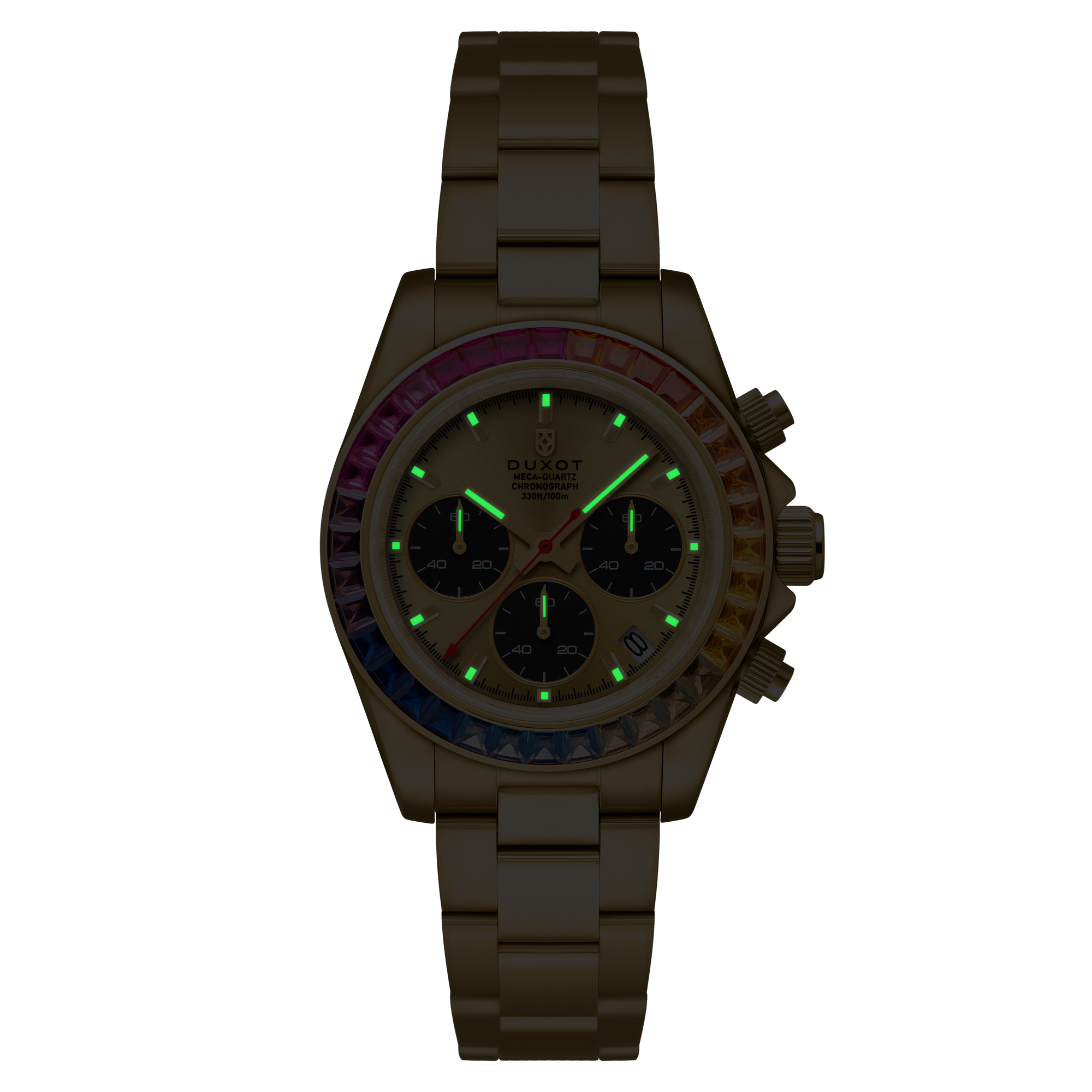 Accelero Rainbow Chronograph Sunray Gold