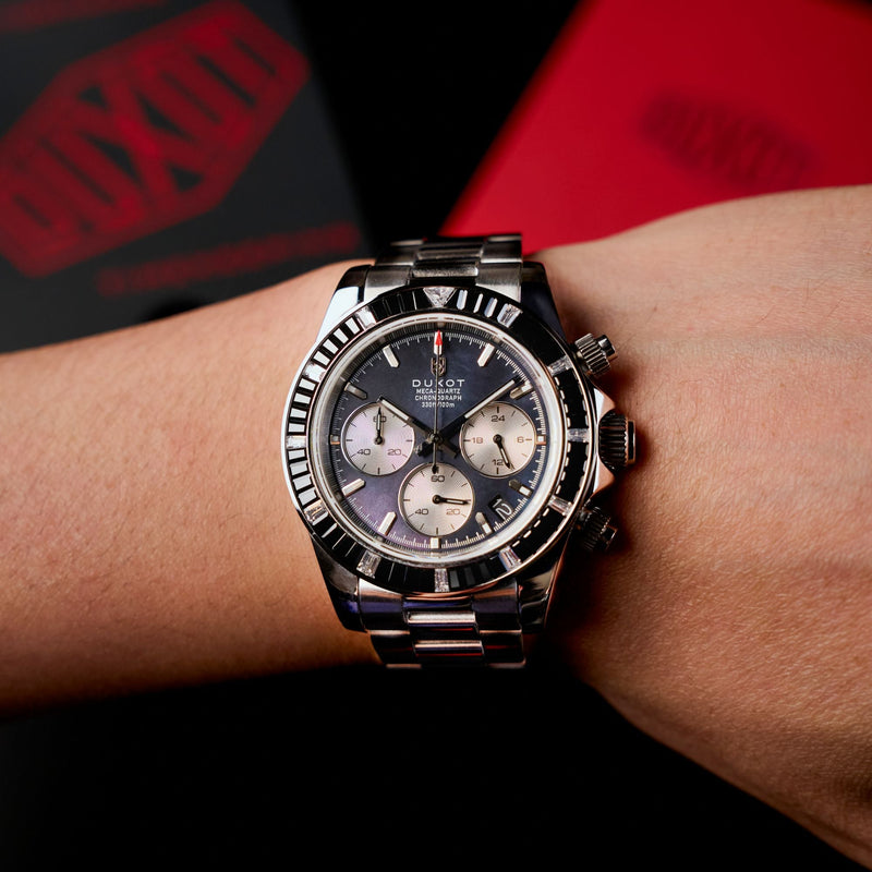 Accelero Rainbow Chronograph Pearl Silver