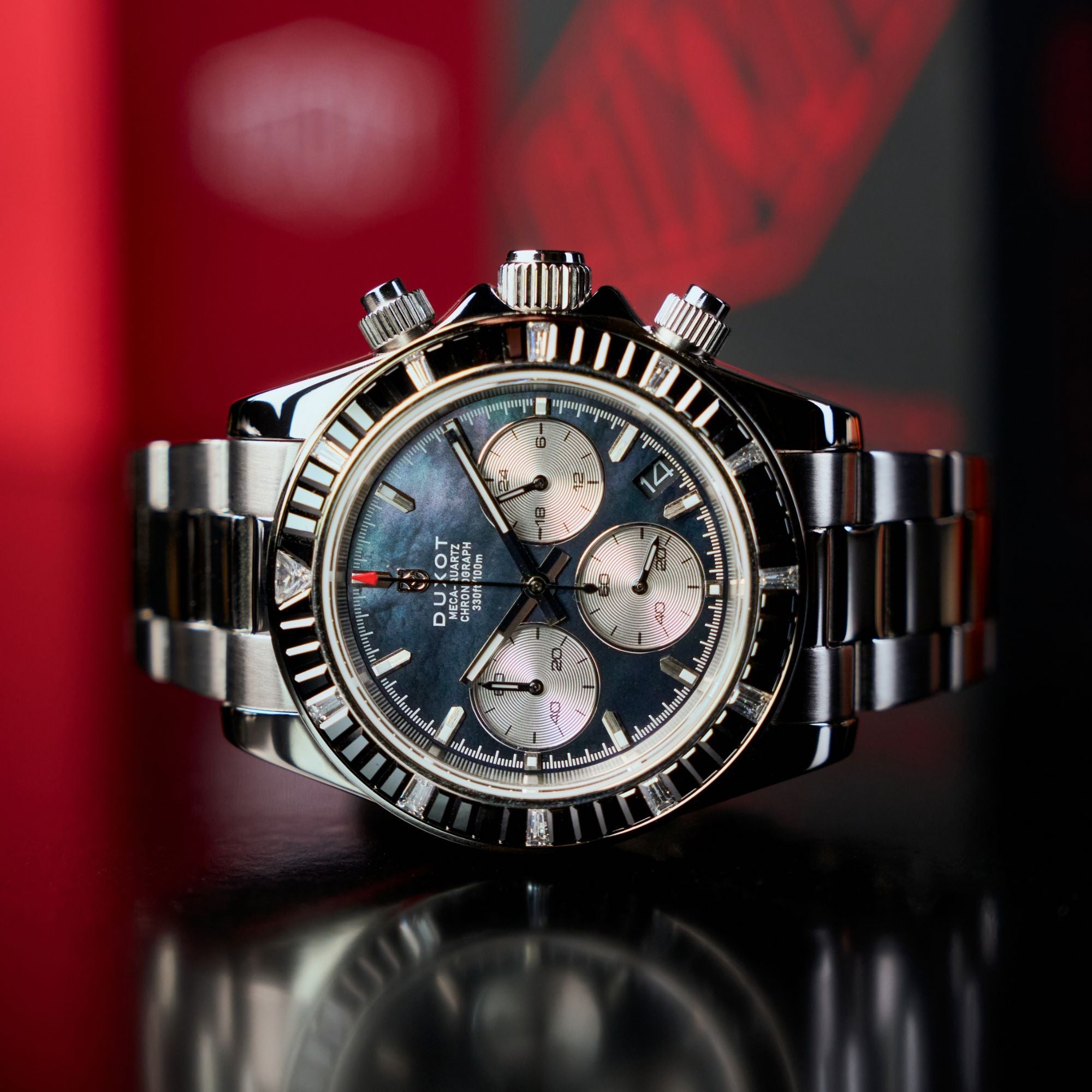 Accelero Rainbow Chronograph Pearl Silver