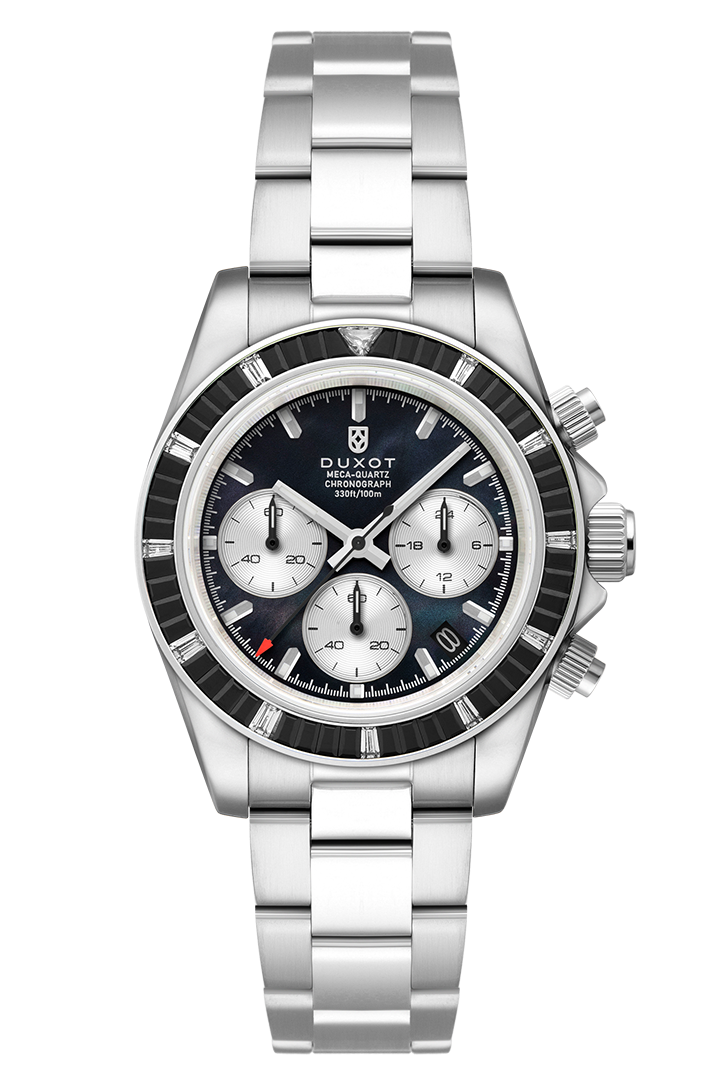 Accelero Rainbow Chronograph Pearl Silver