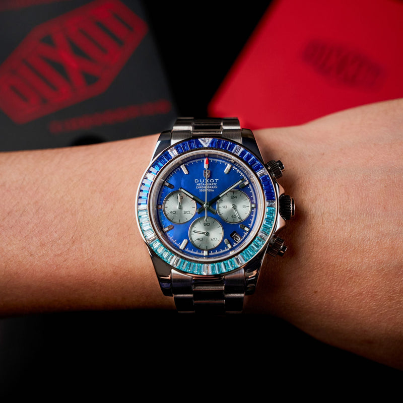 Accelero Rainbow Chronograph Pearl Blue