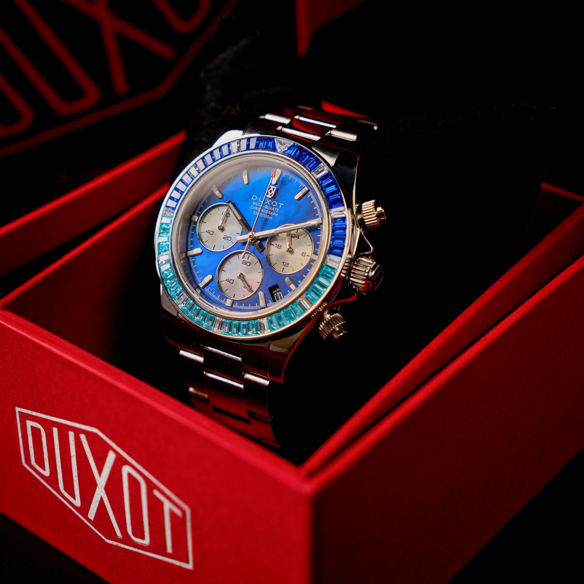 Accelero Rainbow Chronograph Pearl Blue