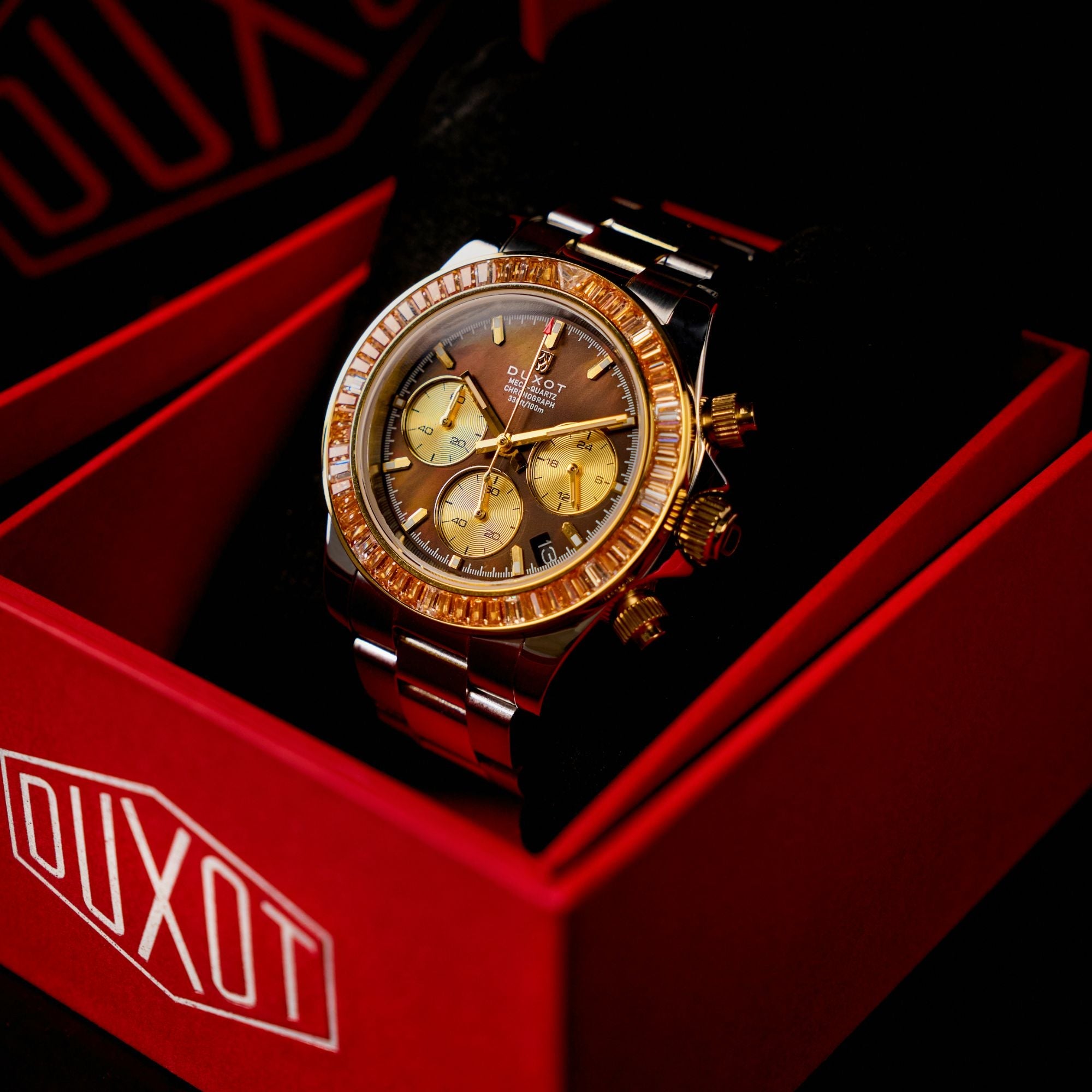 Accelero Rainbow Chronograph Pearl Brown