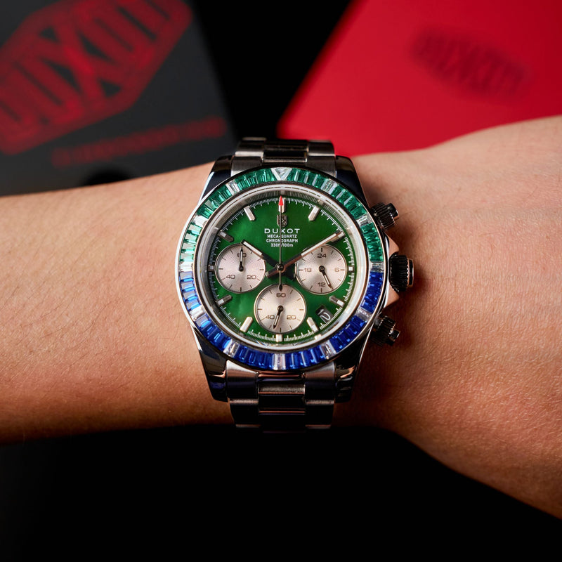 Accelero Rainbow Chronograph Pearl Green
