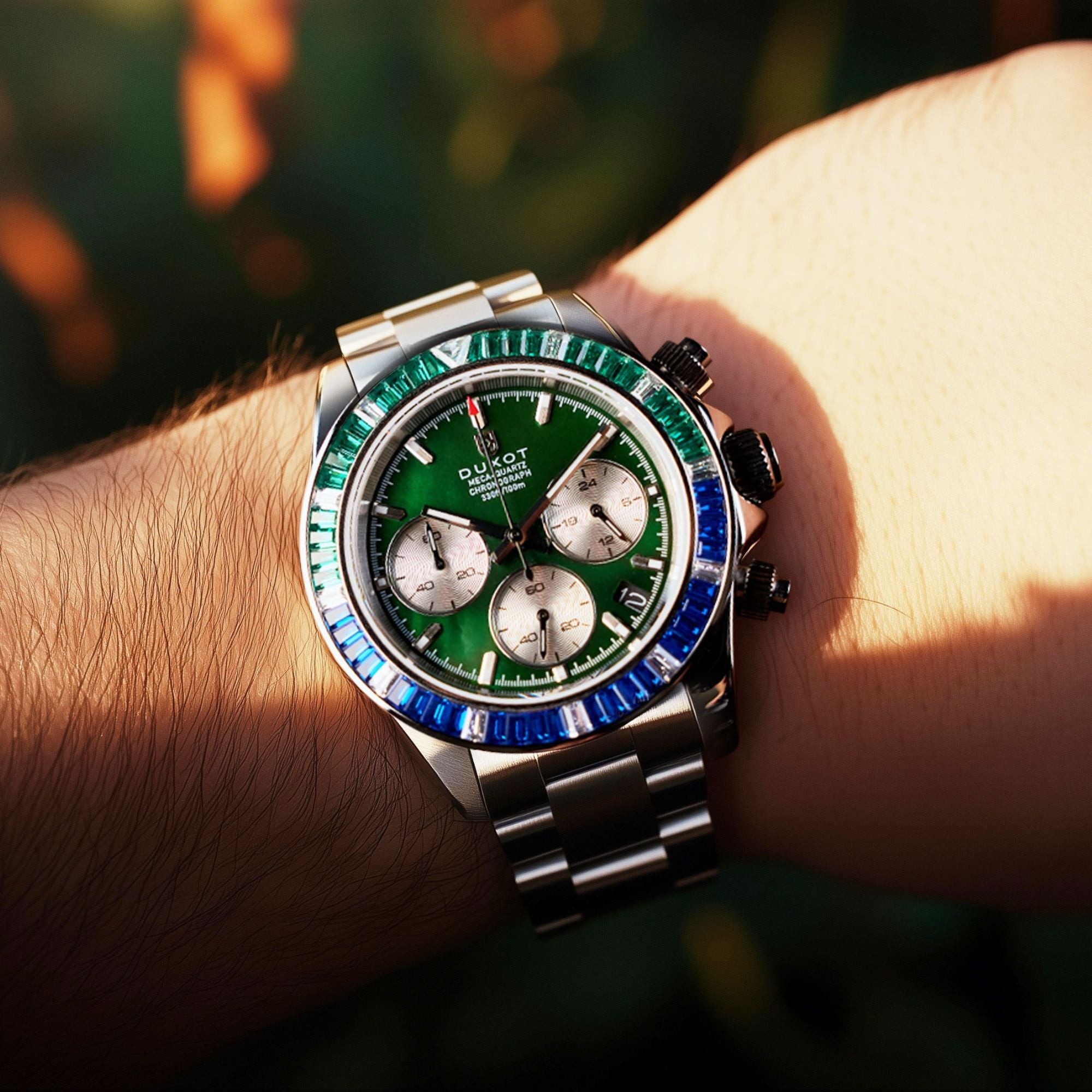 Accelero Rainbow Chronograph Pearl Green