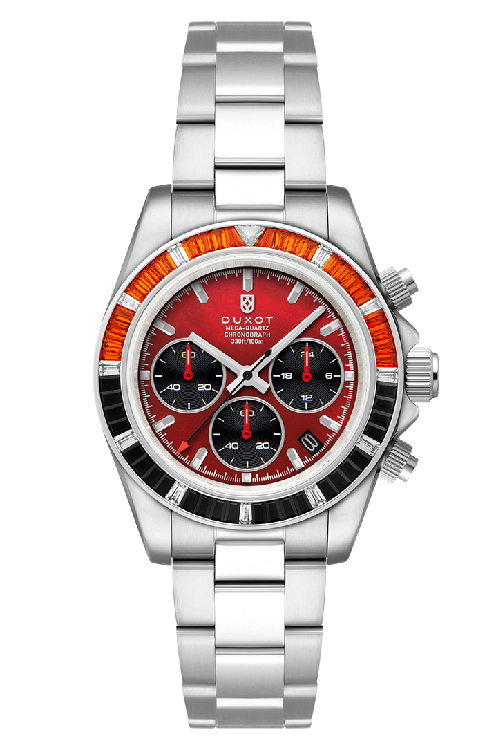 Accelero Rainbow Chronograph Pearl Red