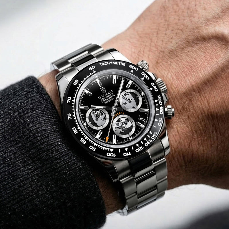 Accelero Chronograph Compax Skeleton Edition Carbon Twilight
