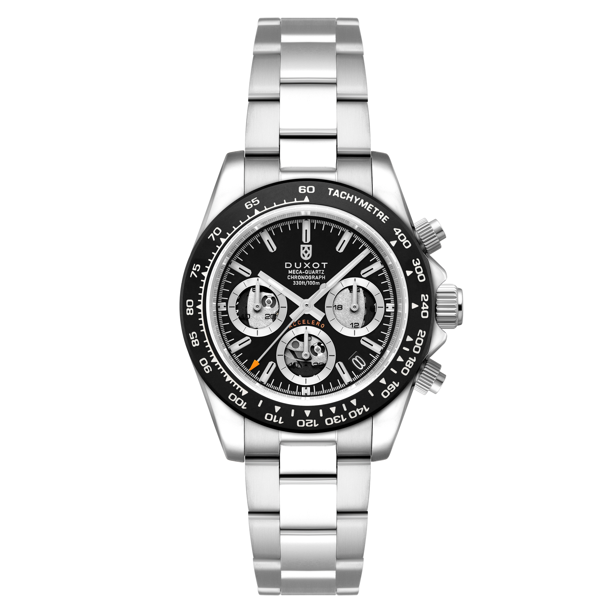 Accelero Chronograph Compax Skeleton Edition Carbon Twilight