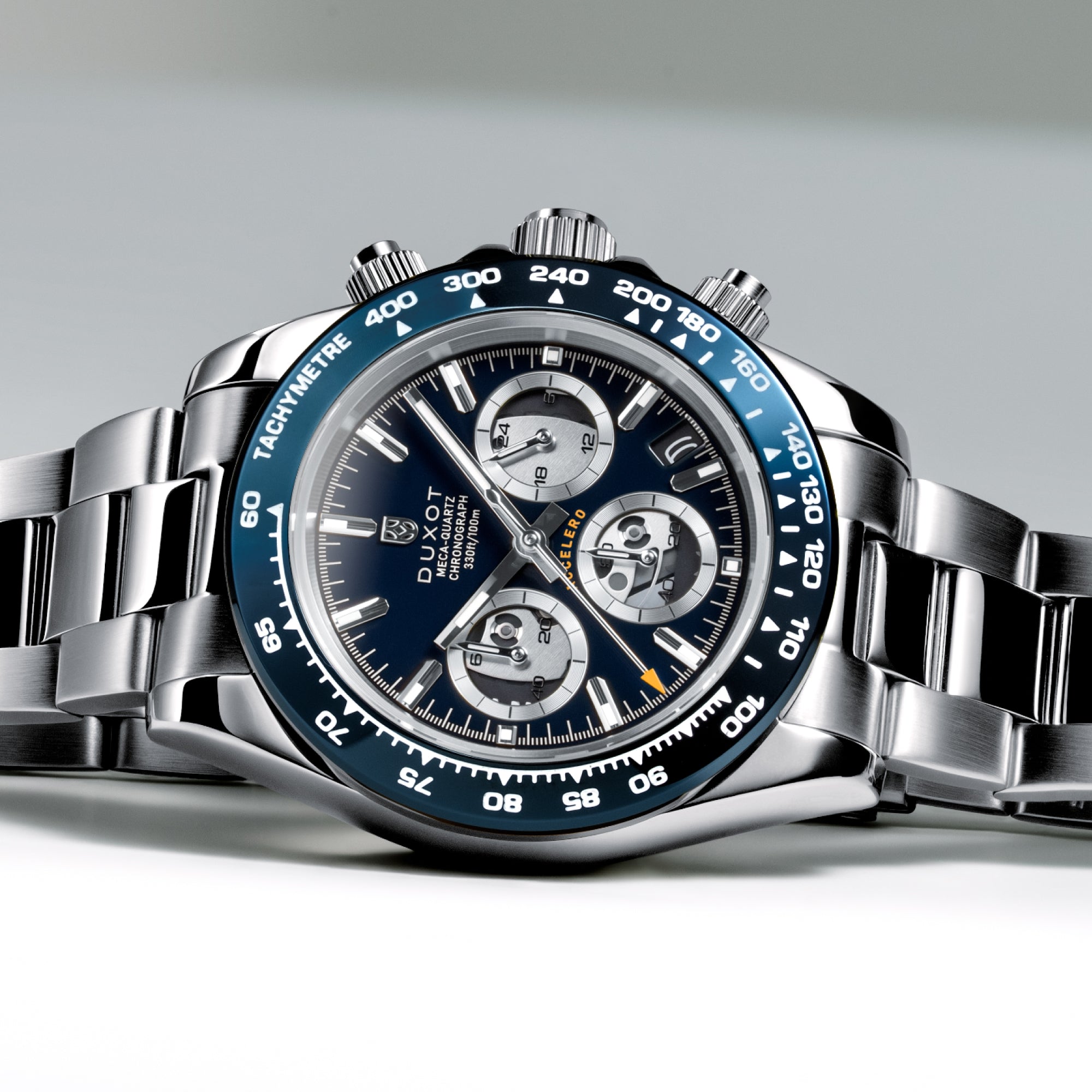 Accelero Chronograph Compax Skeleton Edition Oceanic Blue