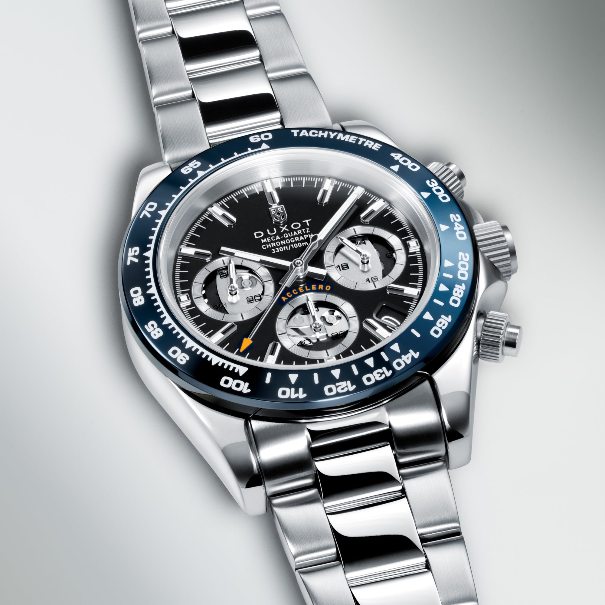 Accelero Chronograph Compax Skeleton Edition Oceanic Blue