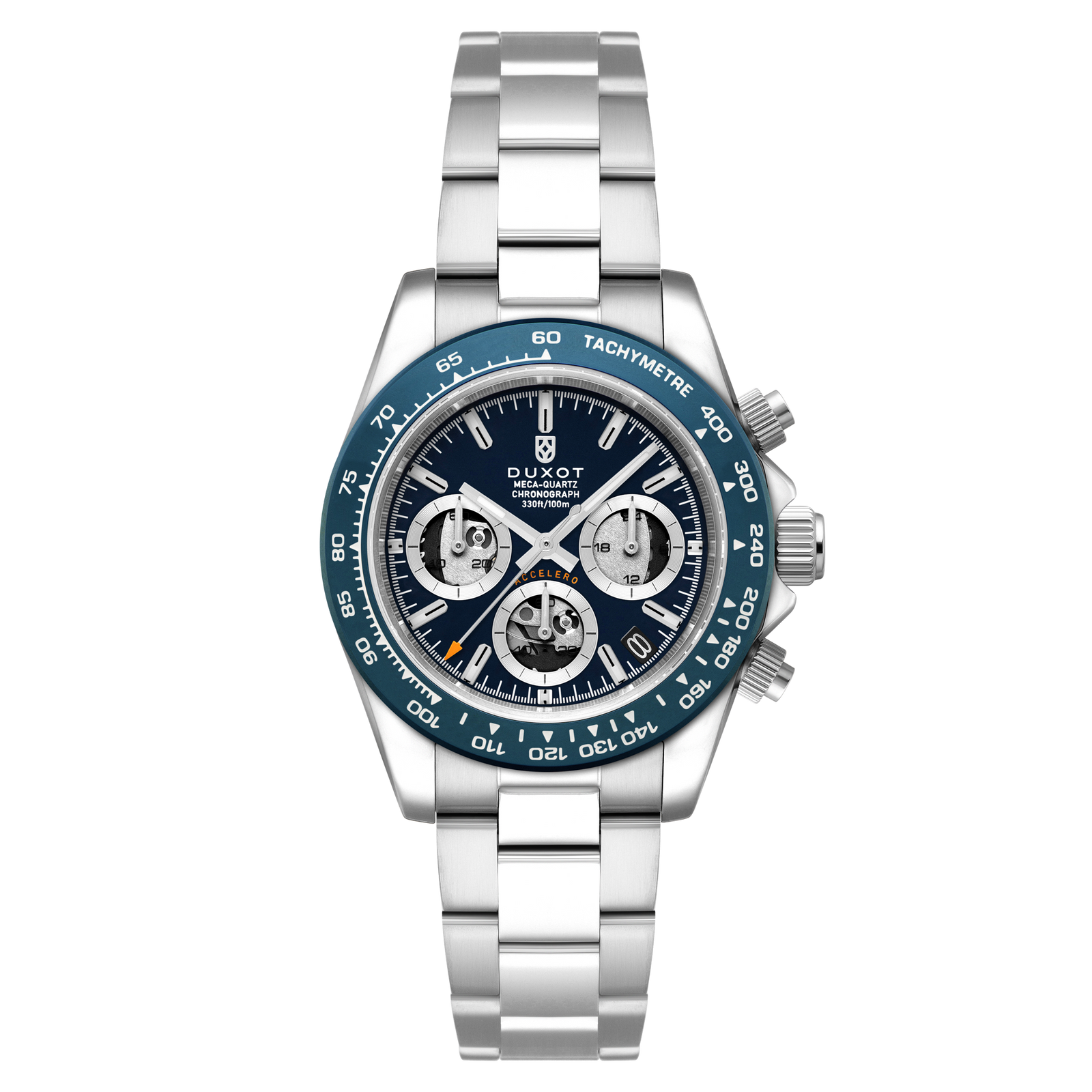 Accelero Chronograph Compax Skeleton Edition Oceanic Blue