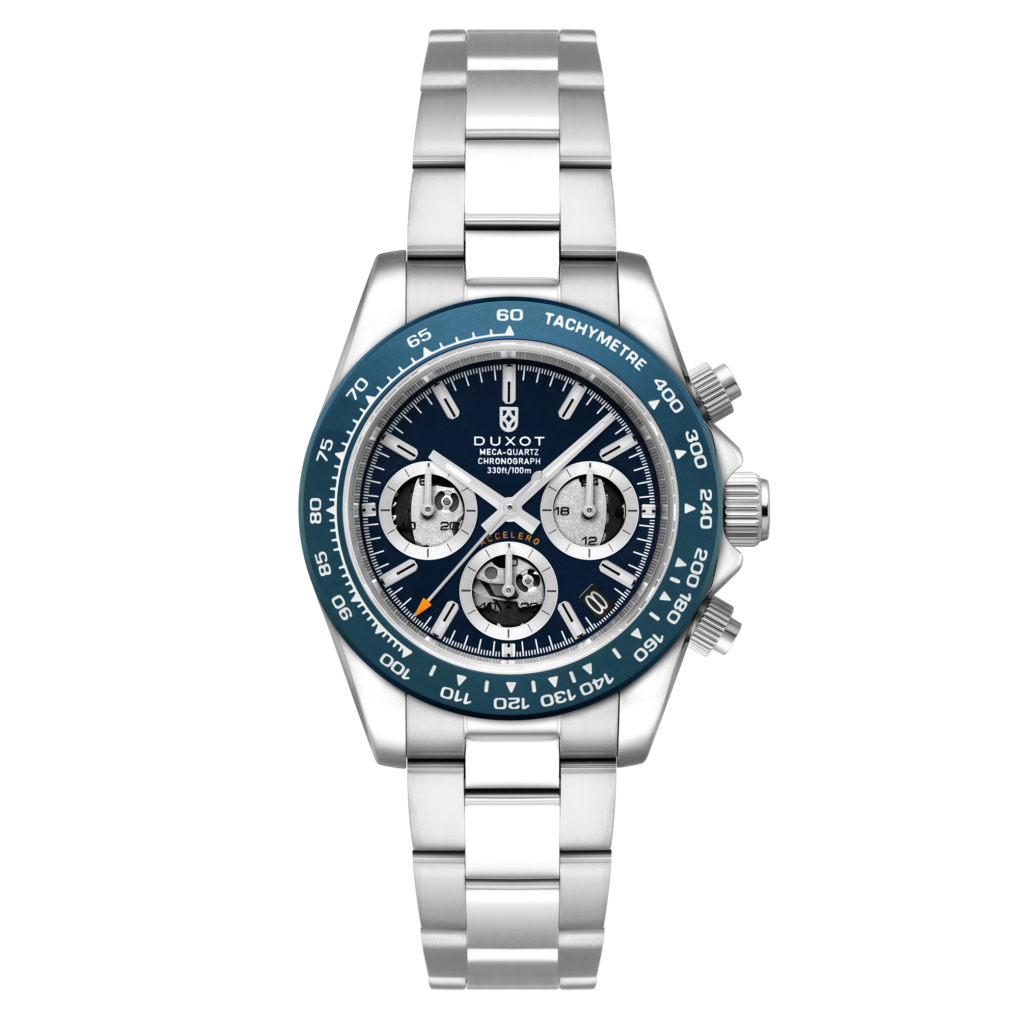 Accelero Chronograph Compax Skeleton Edition Oceanic Blue