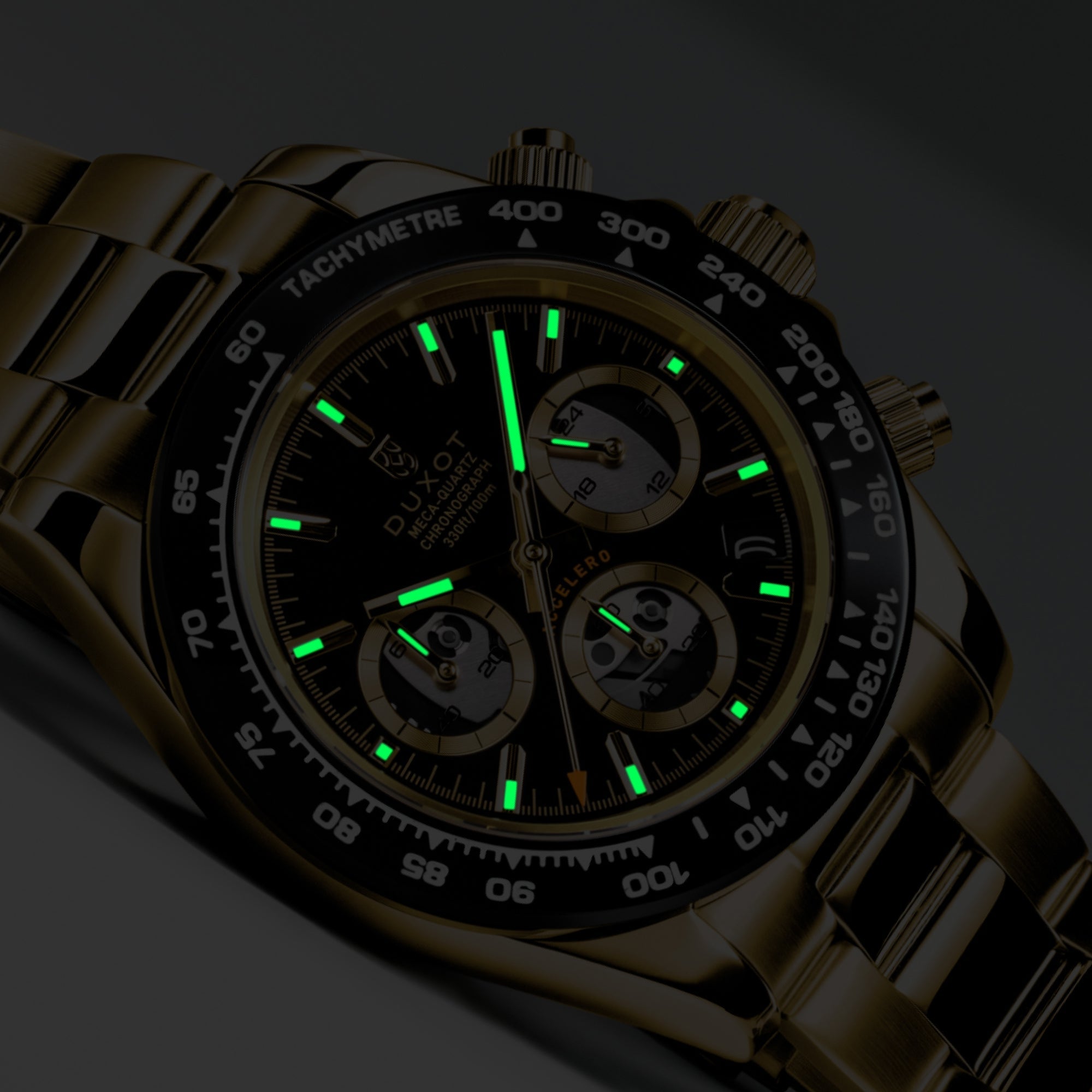 Accelero Chronograph Compax Skeleton Edition Dark Opulence