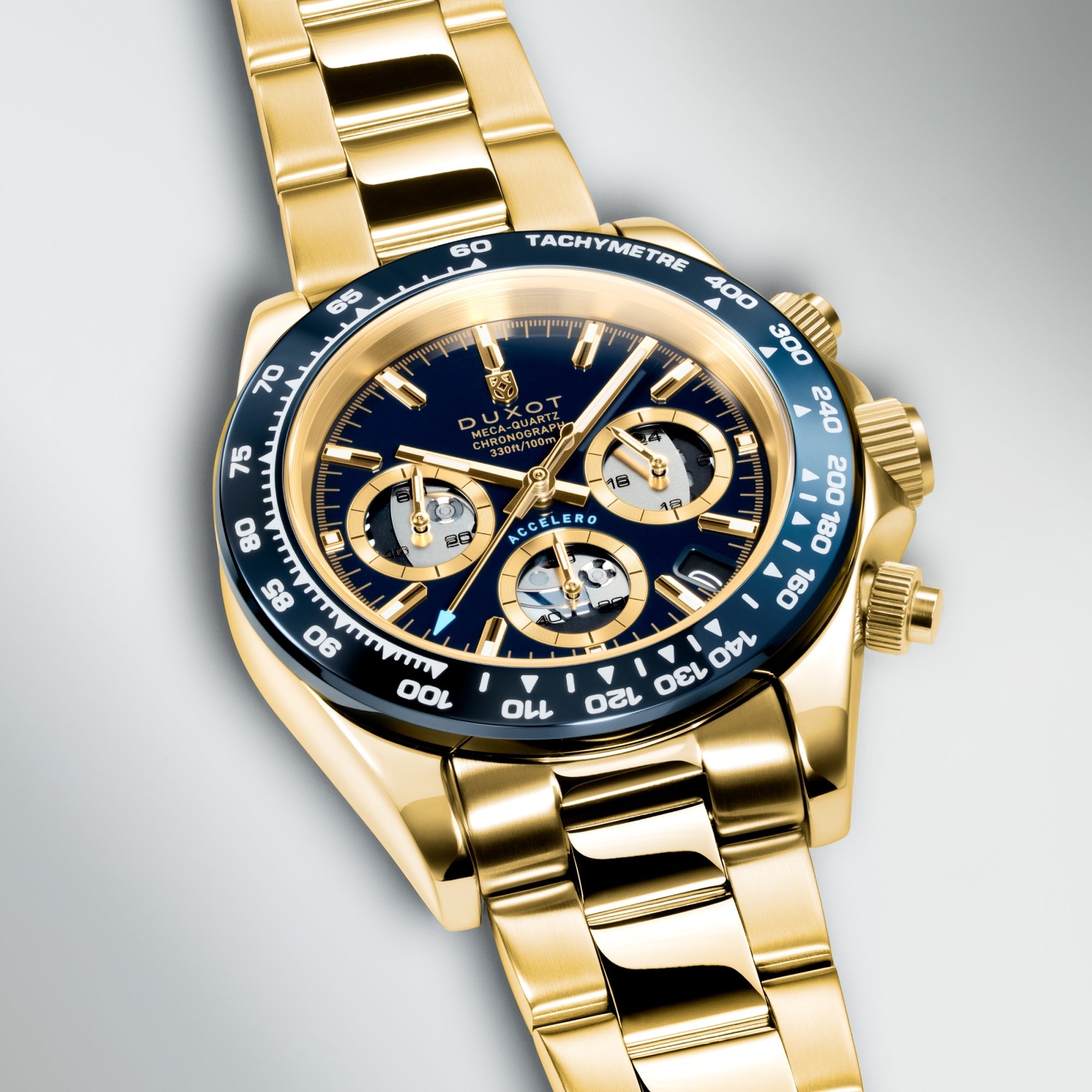 Accelero Chronograph Compax Skeleton Edition Cerulean Shine