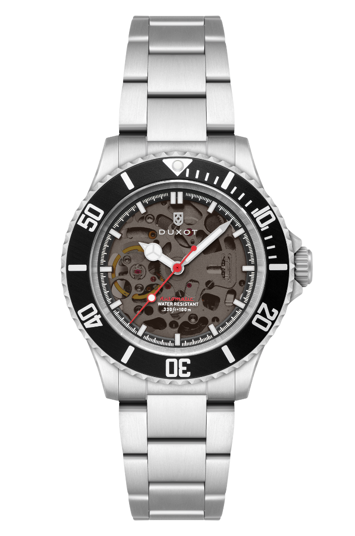 Atlantica Skeleton Diver Automatic Black Steel