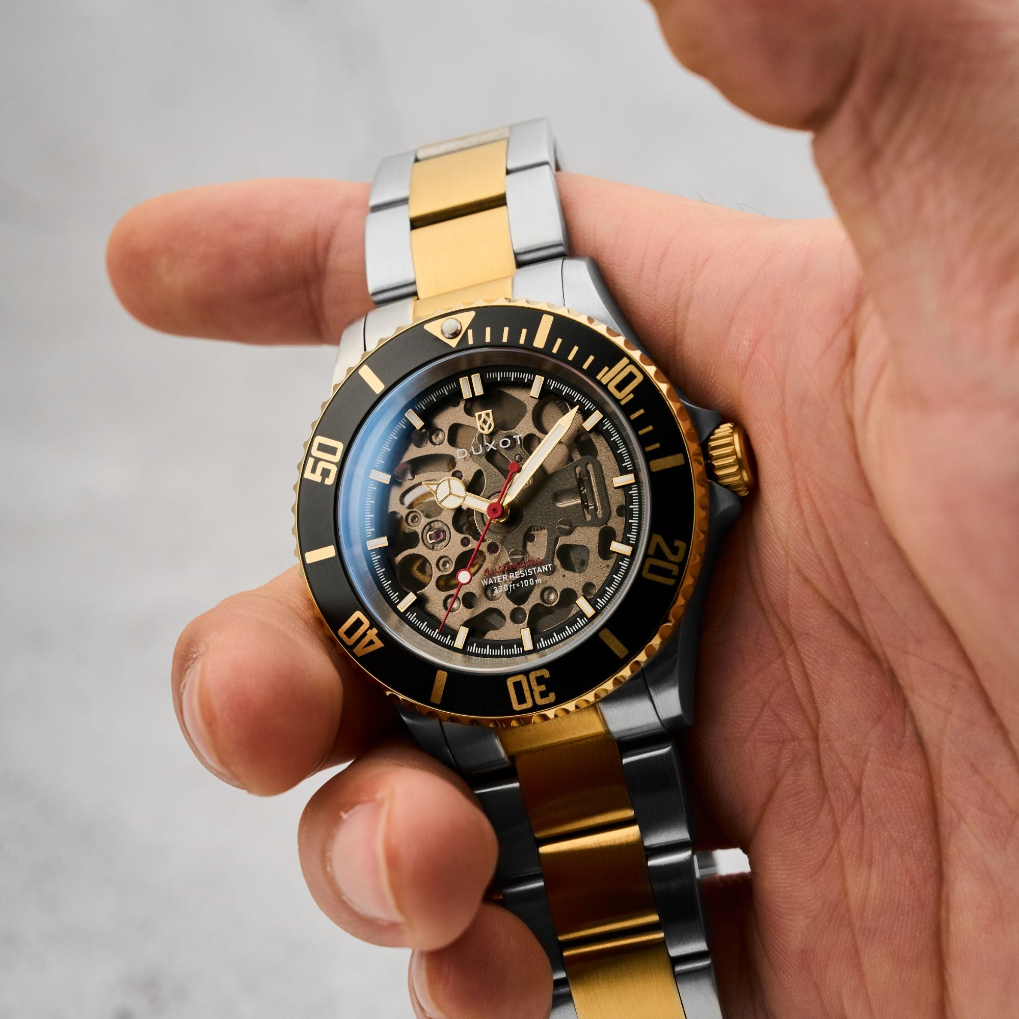 Atlantica Skeleton Diver Automatic Caviar Black