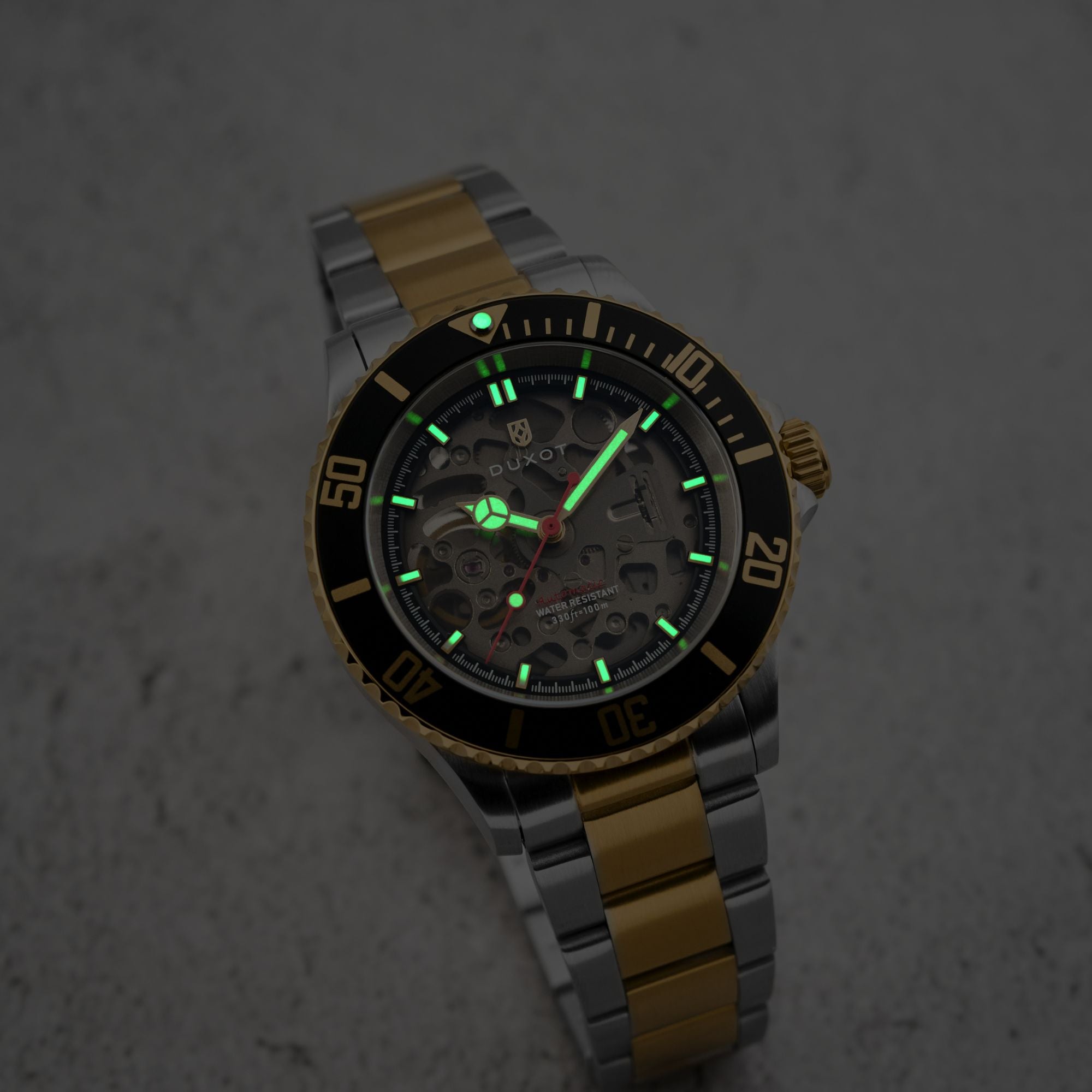 Atlantica Skeleton Diver Automatic Caviar Black