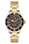 Atlantica Skeleton Diver Automatic Caviar Black