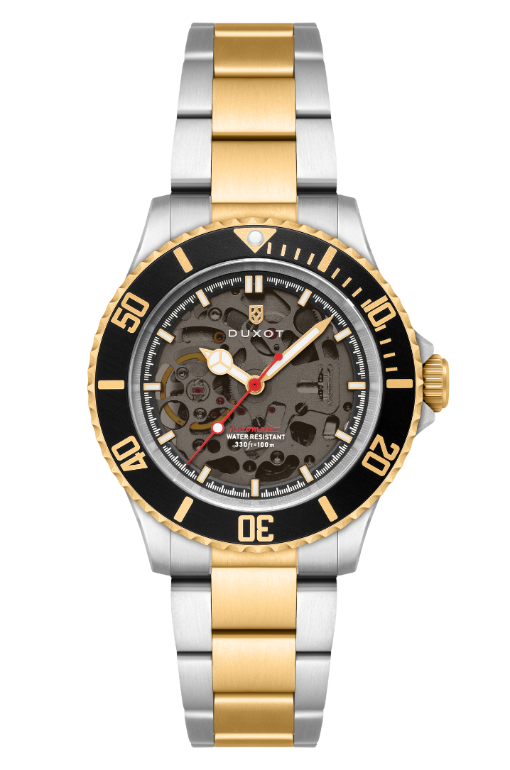 Atlantica Skeleton Diver Automatic Caviar Black
