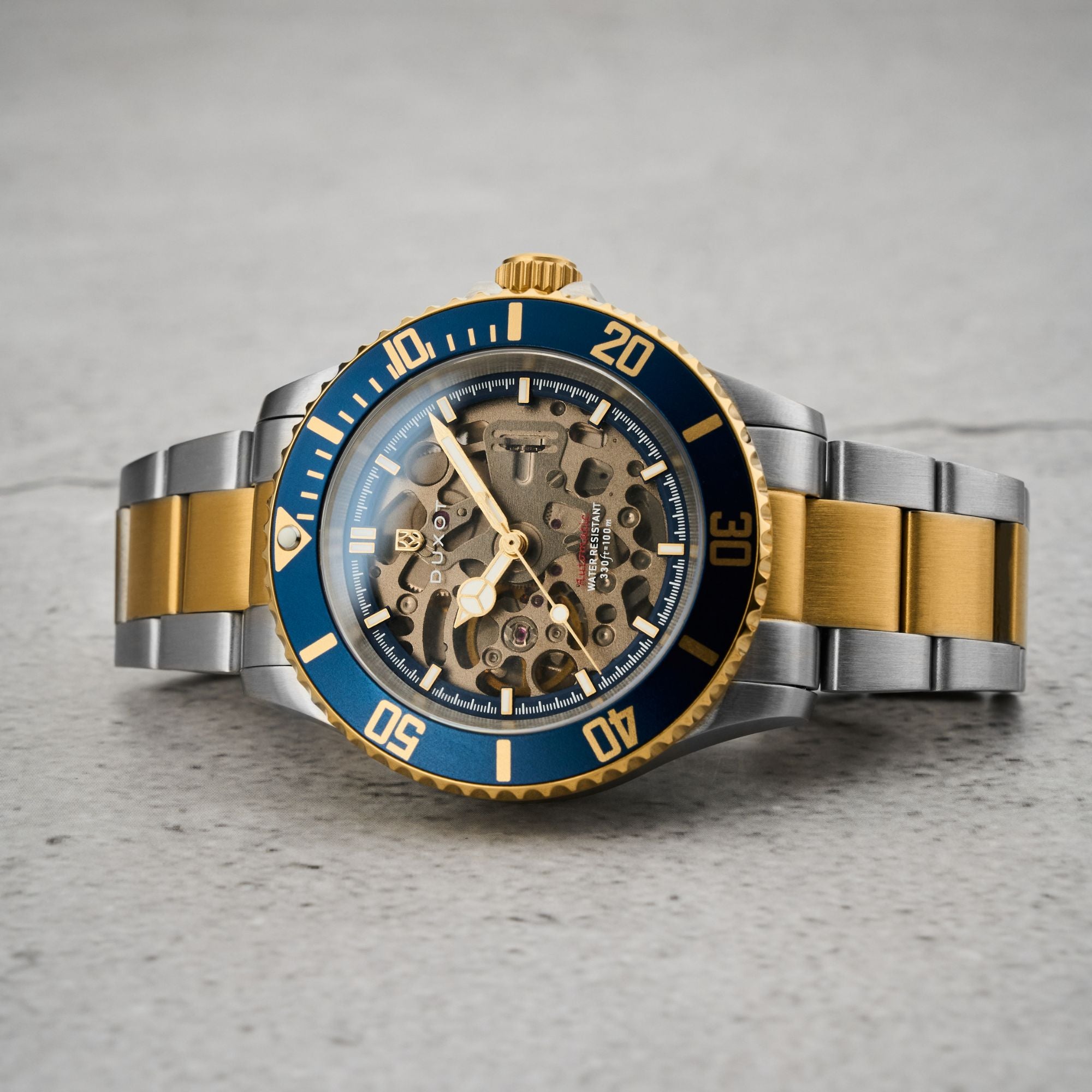 Atlantica Skeleton Diver Automatic Marine Gold