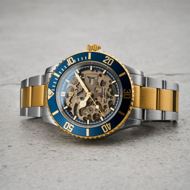 Atlantica Skeleton Diver Automatic Marine Gold