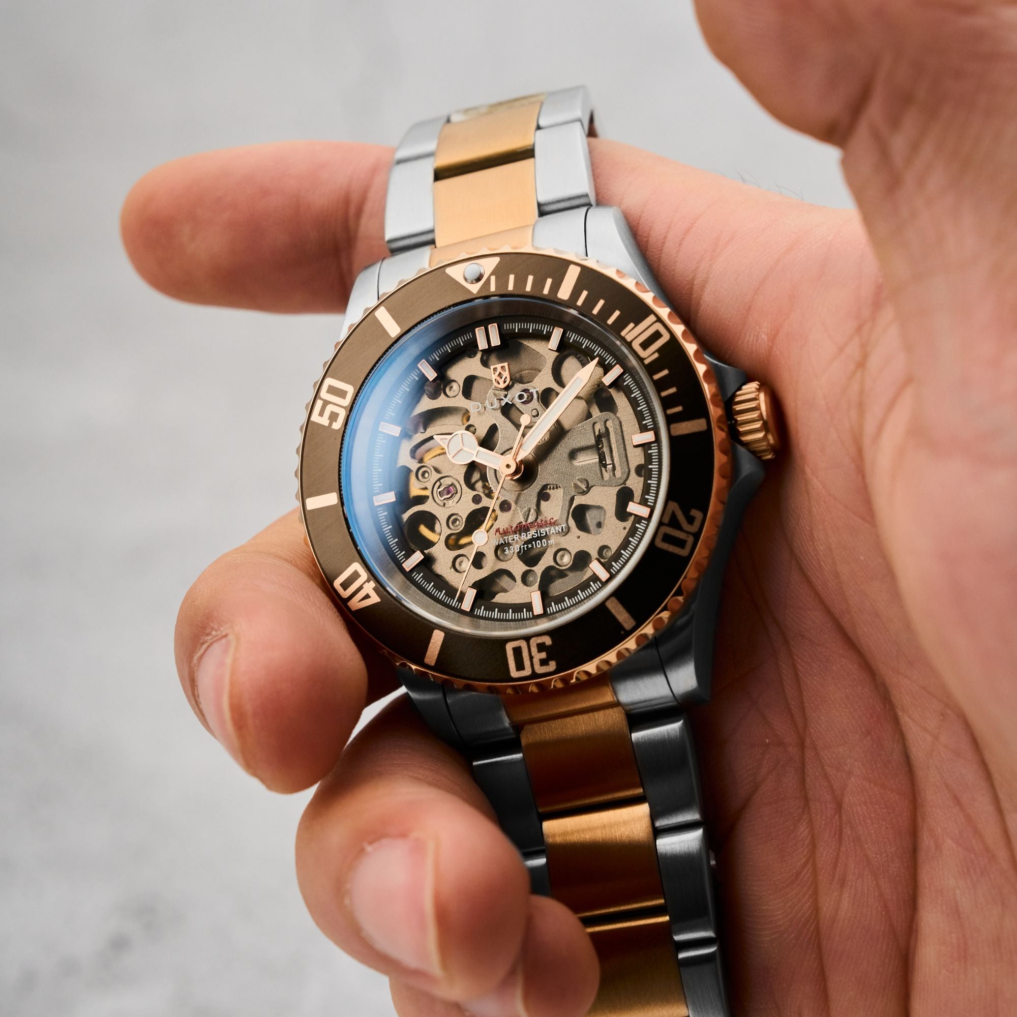 Atlantica Skeleton Diver Automatic Brown Stone