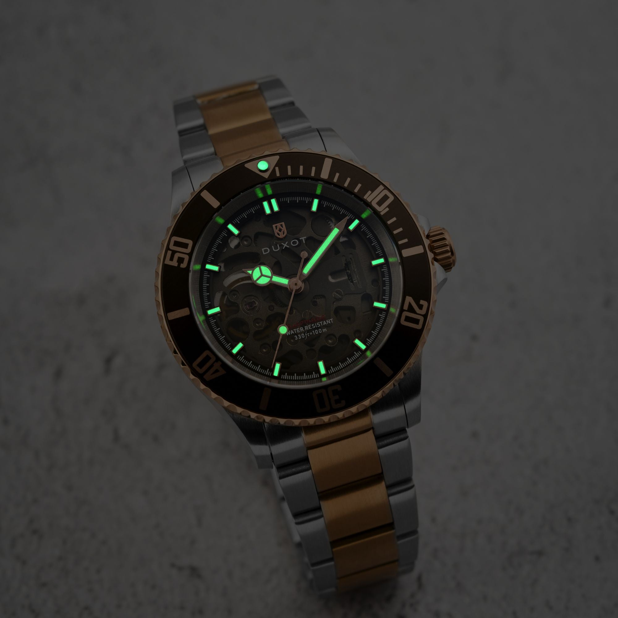 Atlantica Skeleton Diver Automatic Brown Stone