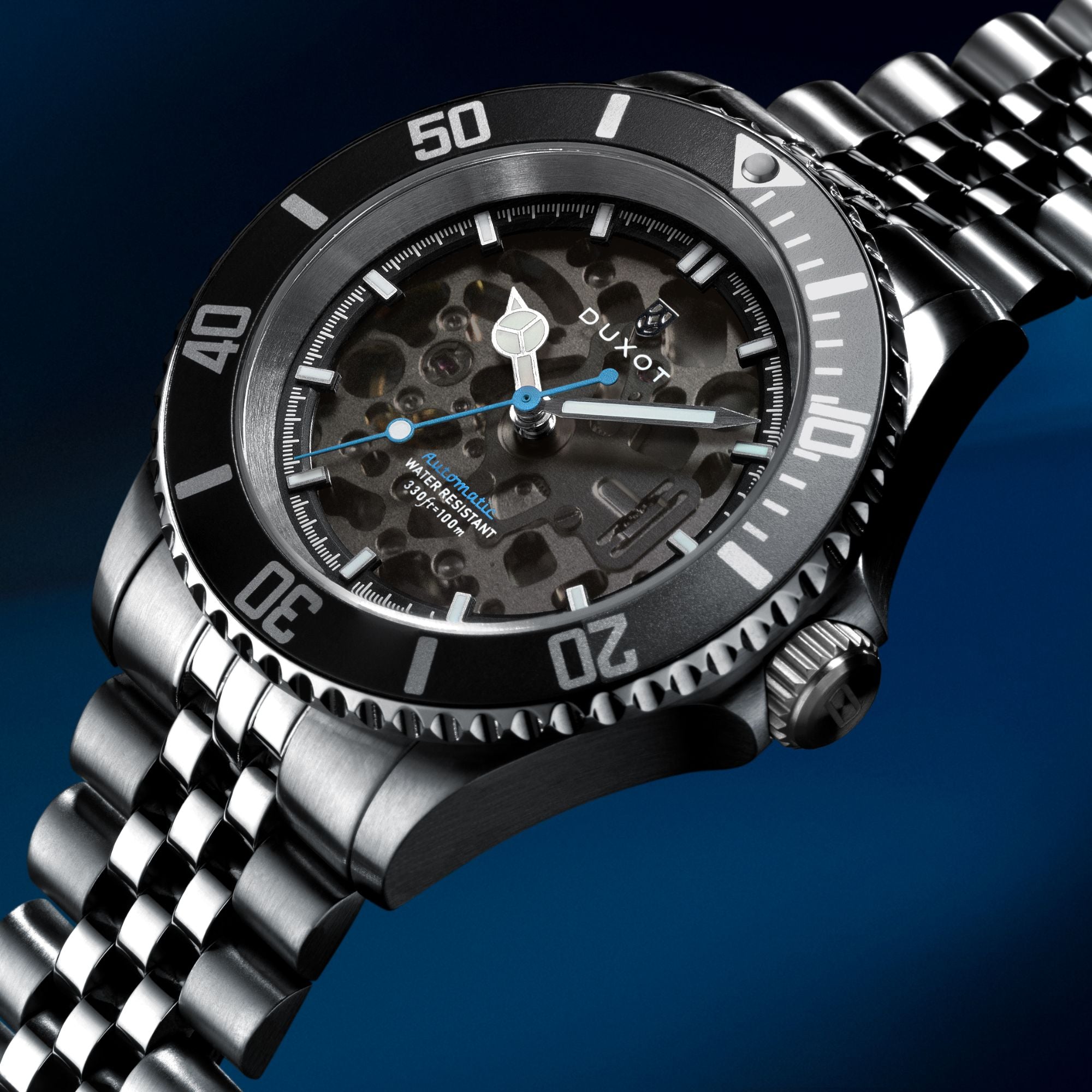 Atlantica Skeleton Automatic Charcoal Black