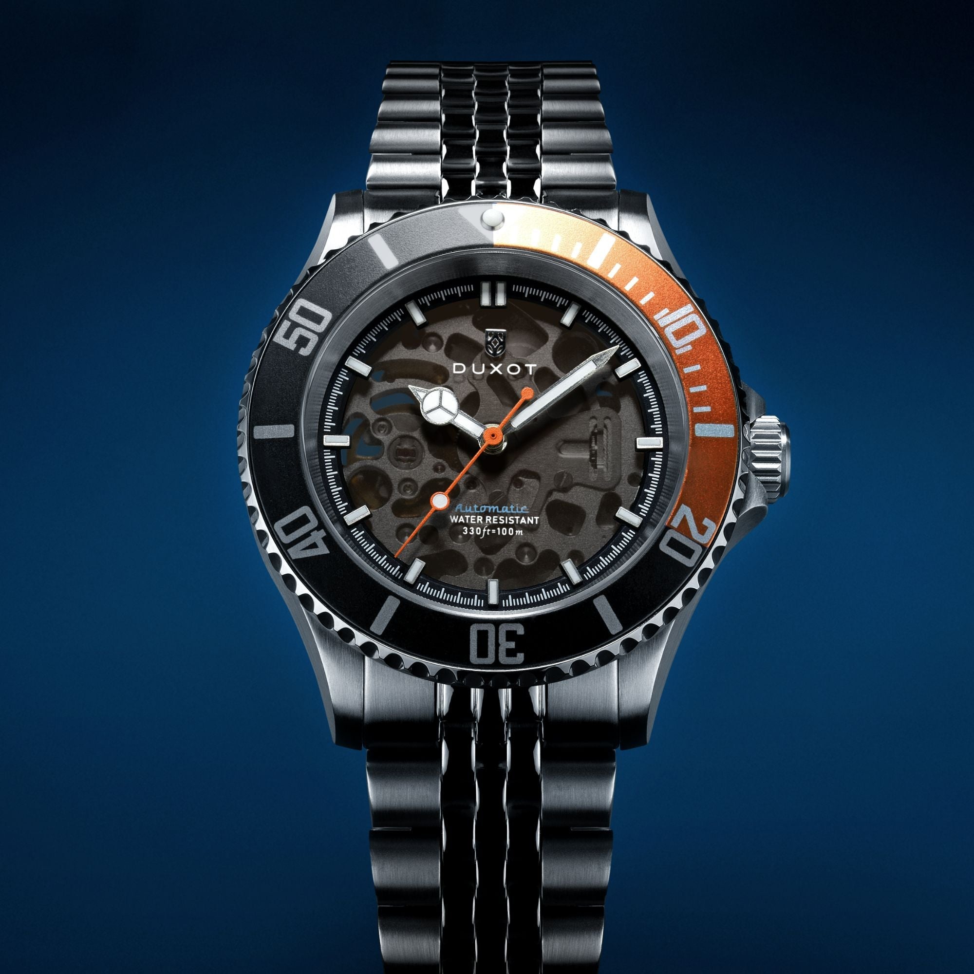 Atlantica Skeleton Automatic Orange Black