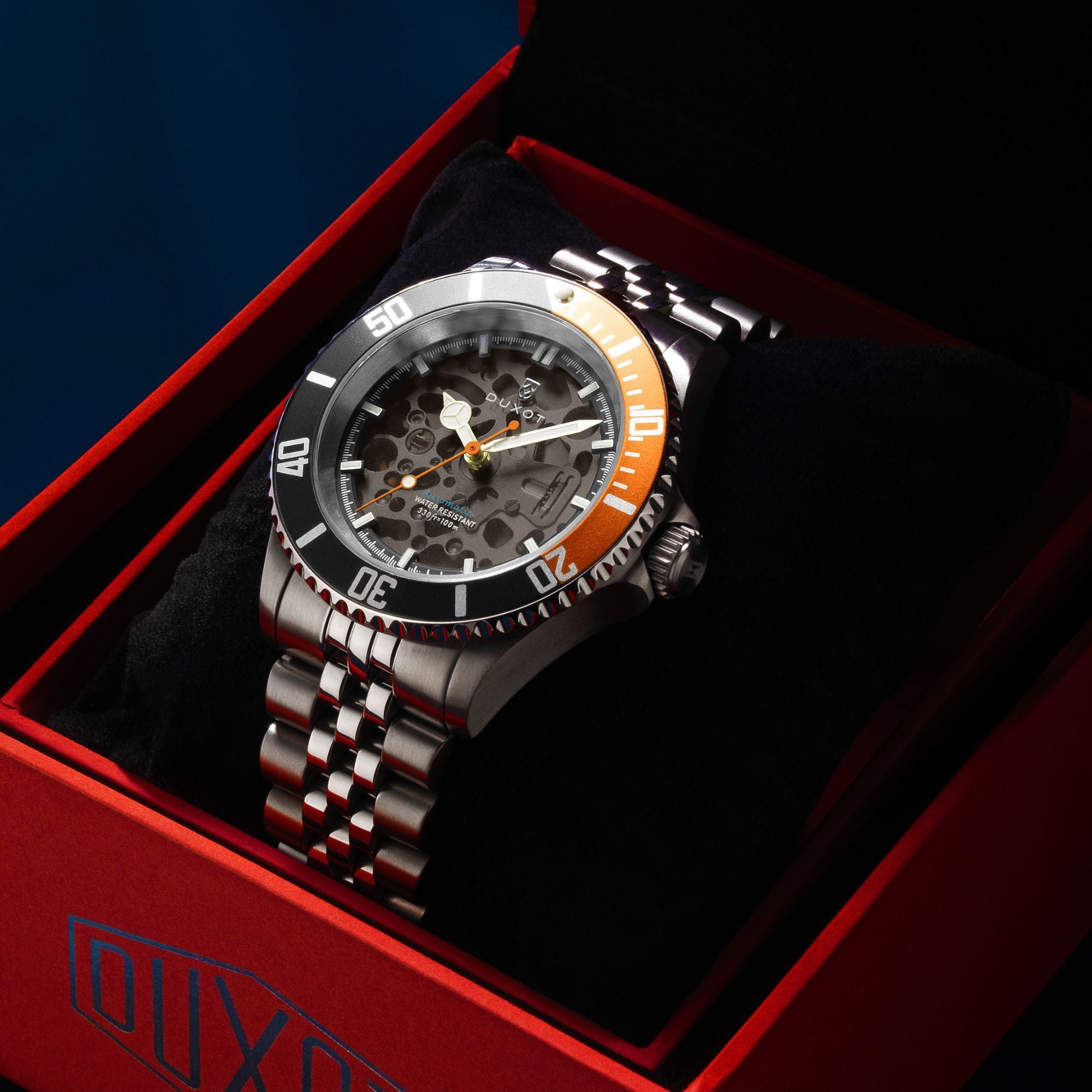 Atlantica Skeleton Automatic Orange Black
