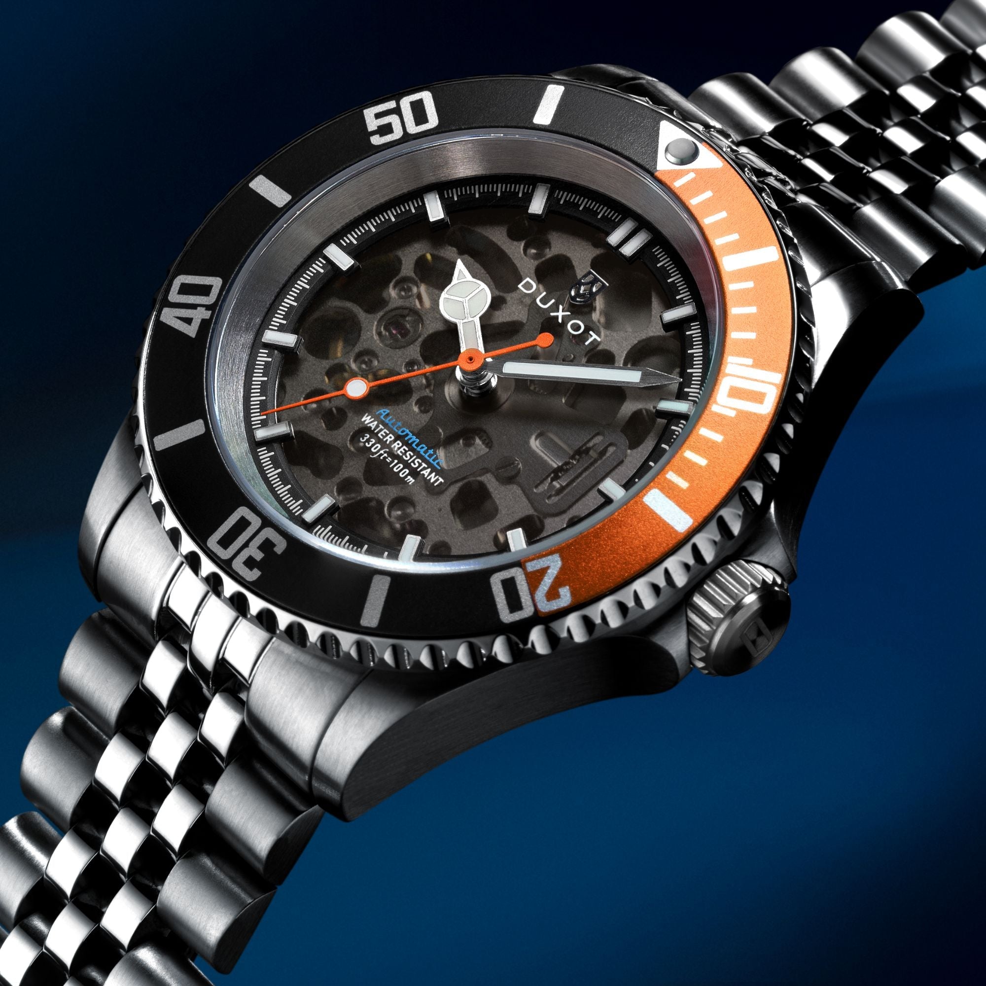 Atlantica Skeleton Automatic Orange Black